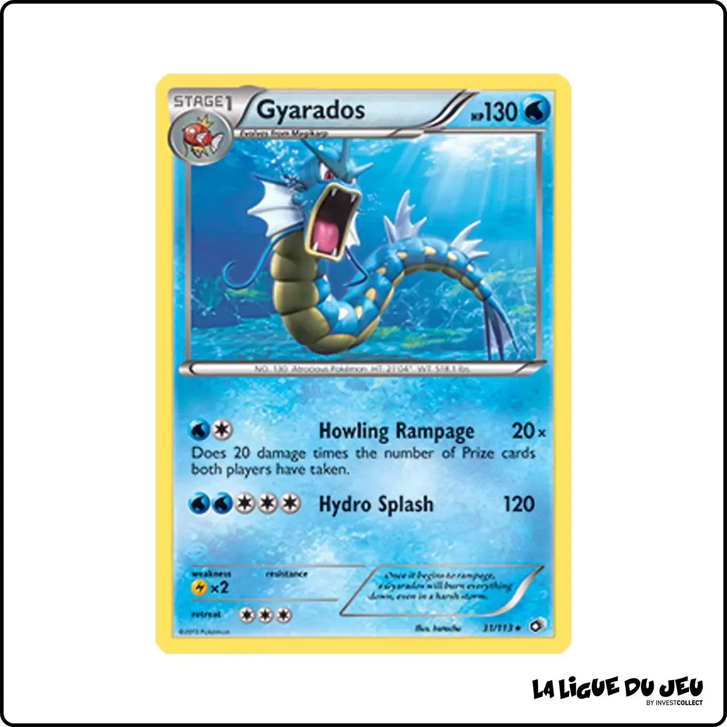 Rare - Pokemon - Legendary Treasures - Léviator 31/113