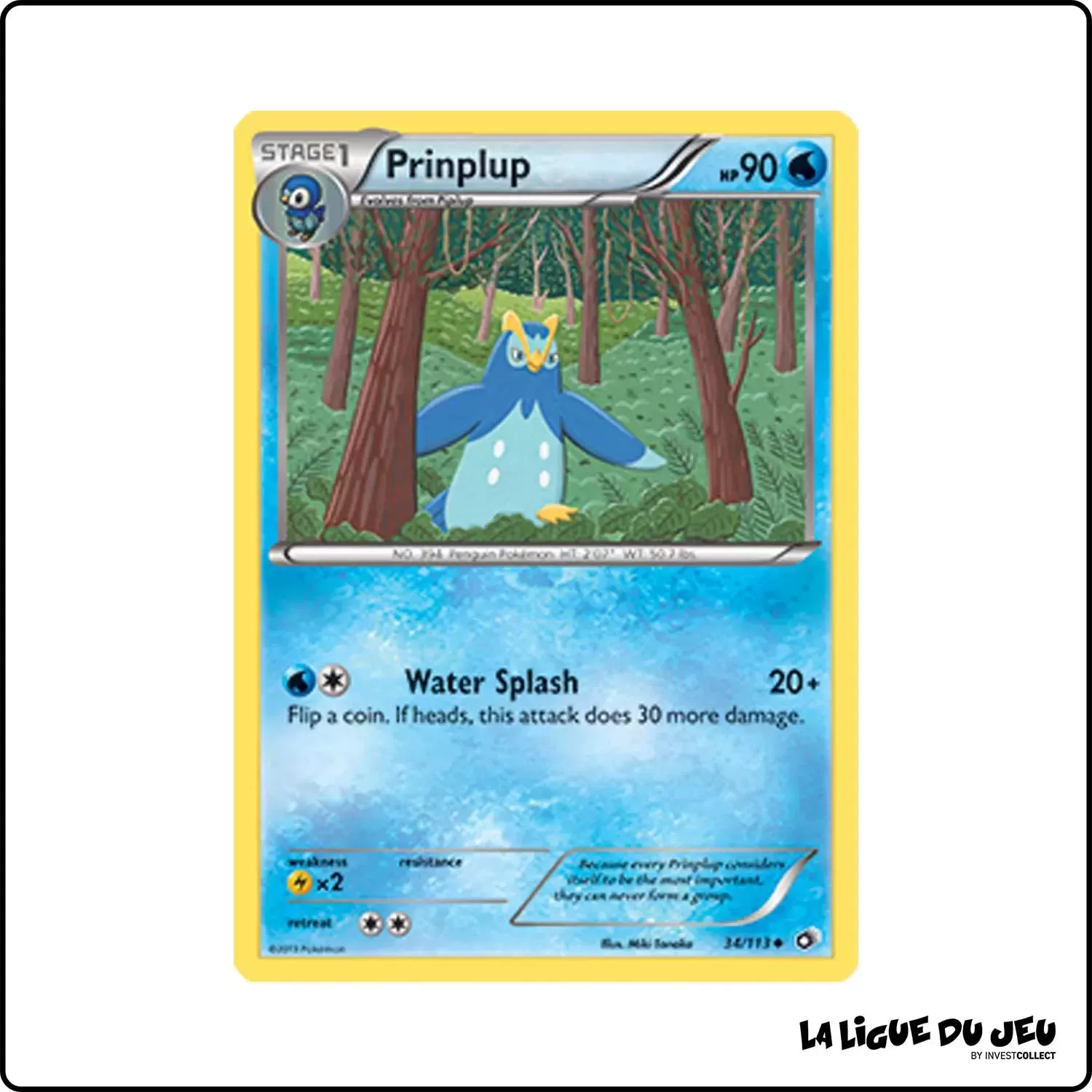 Peu commune - Pokemon - Legendary Treasures - Prinplouf 34/113