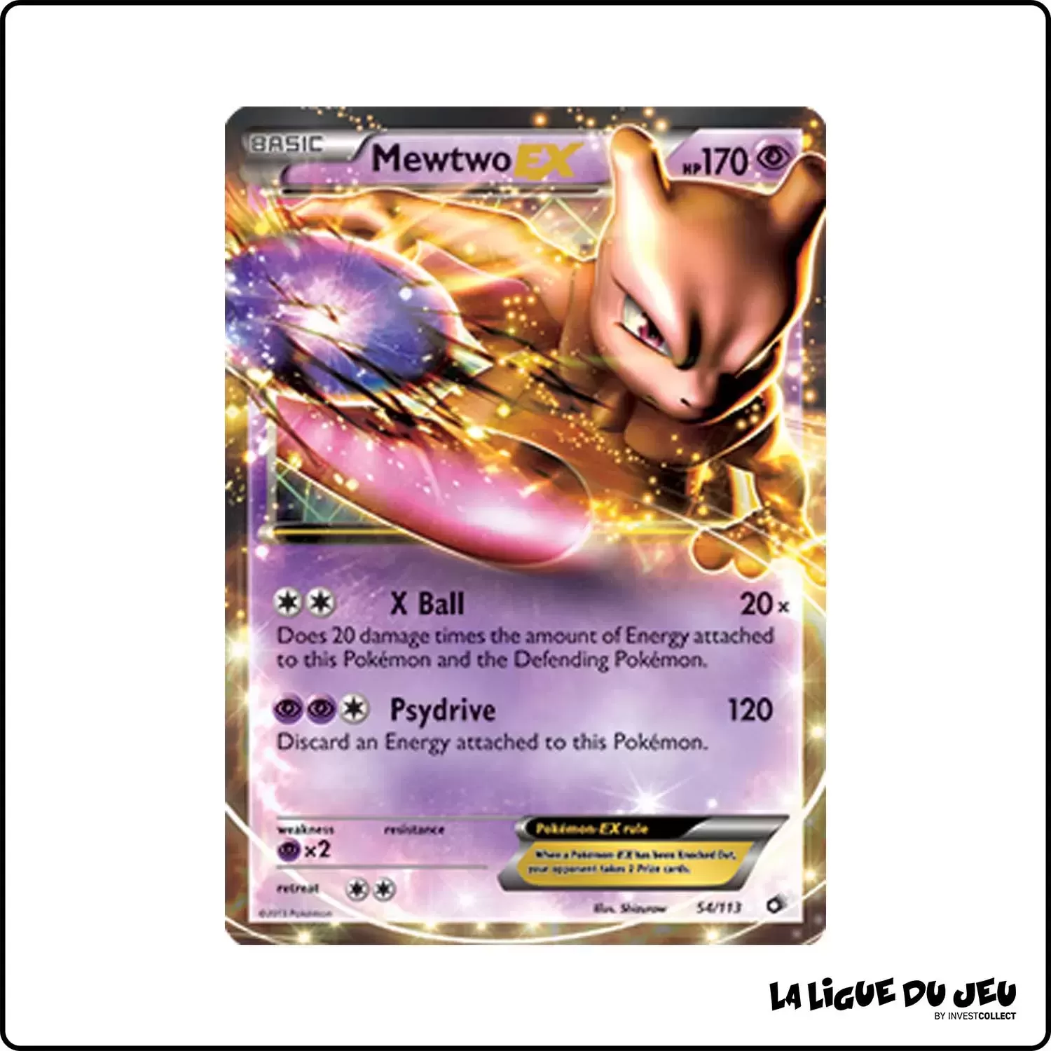 Ultra - Pokemon - Legendary Treasures - Mewtwo-EX 54/113