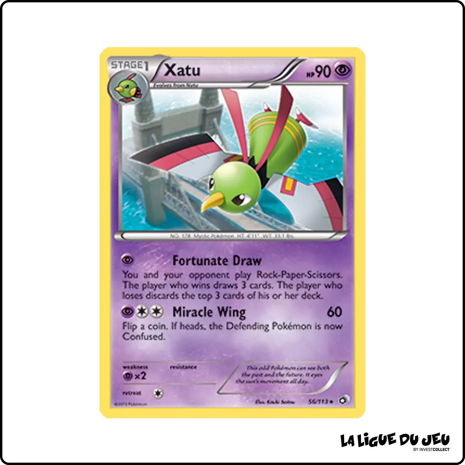 Rare - Pokemon - Legendary Treasures - Xatu 56/113