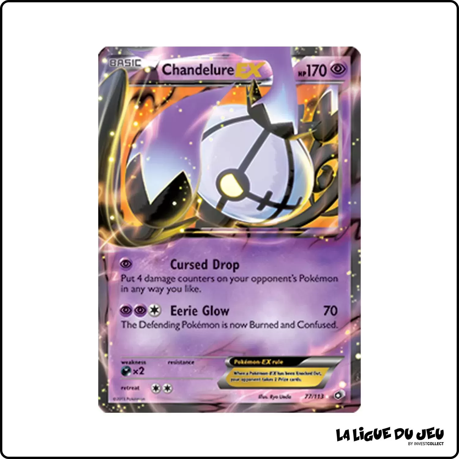 Ultra - Pokemon - Legendary Treasures - Lugulabre-EX 77/113