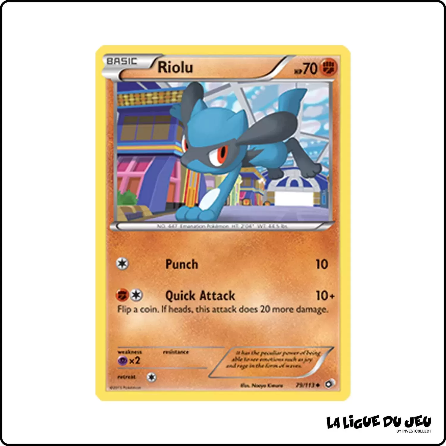 Peu commune - Pokemon - Legendary Treasures - Riolu 79/113