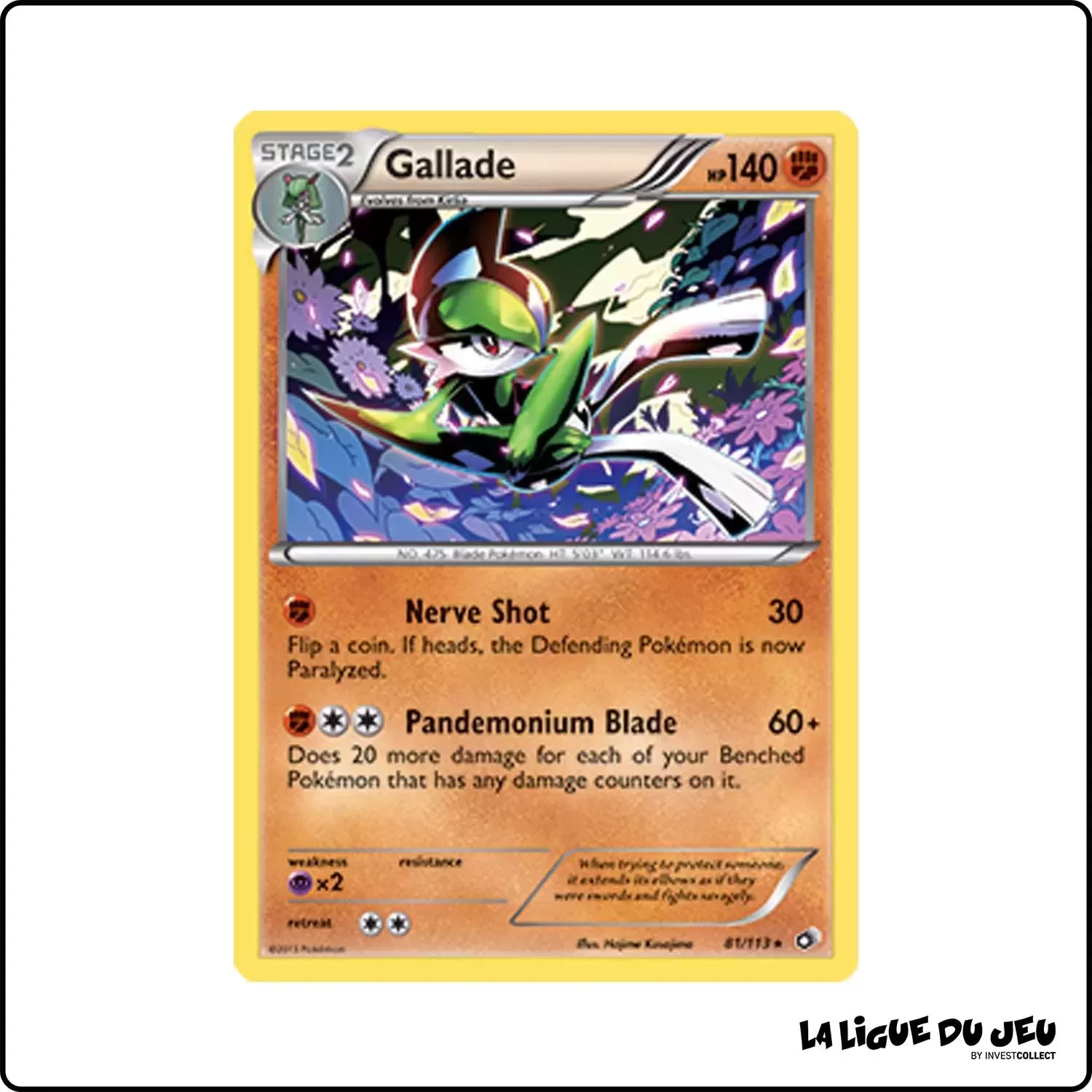 Rare - Pokemon - Legendary Treasures - Gallame 81/113