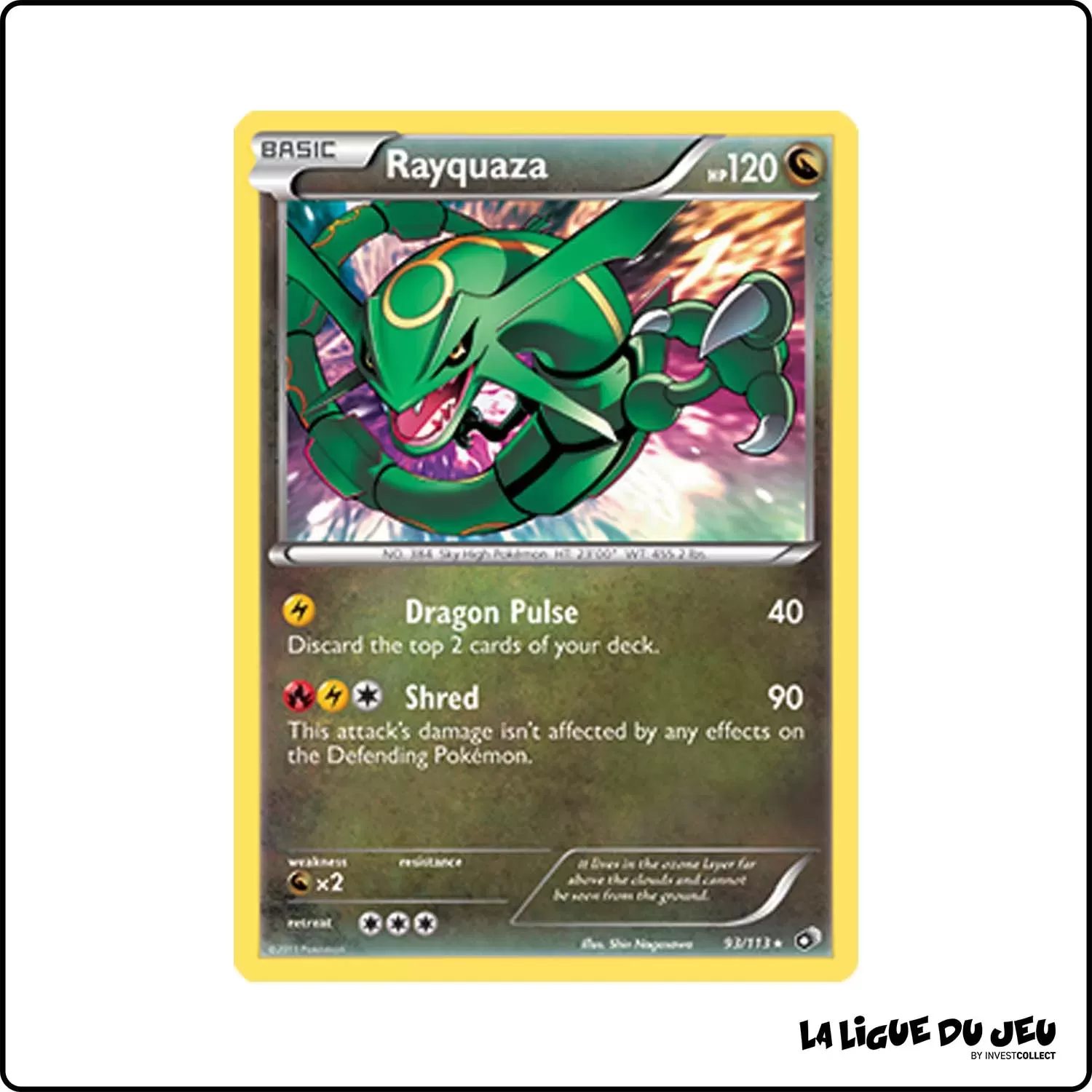 Holo - Pokemon - Legendary Treasures - Rayquaza 93/113