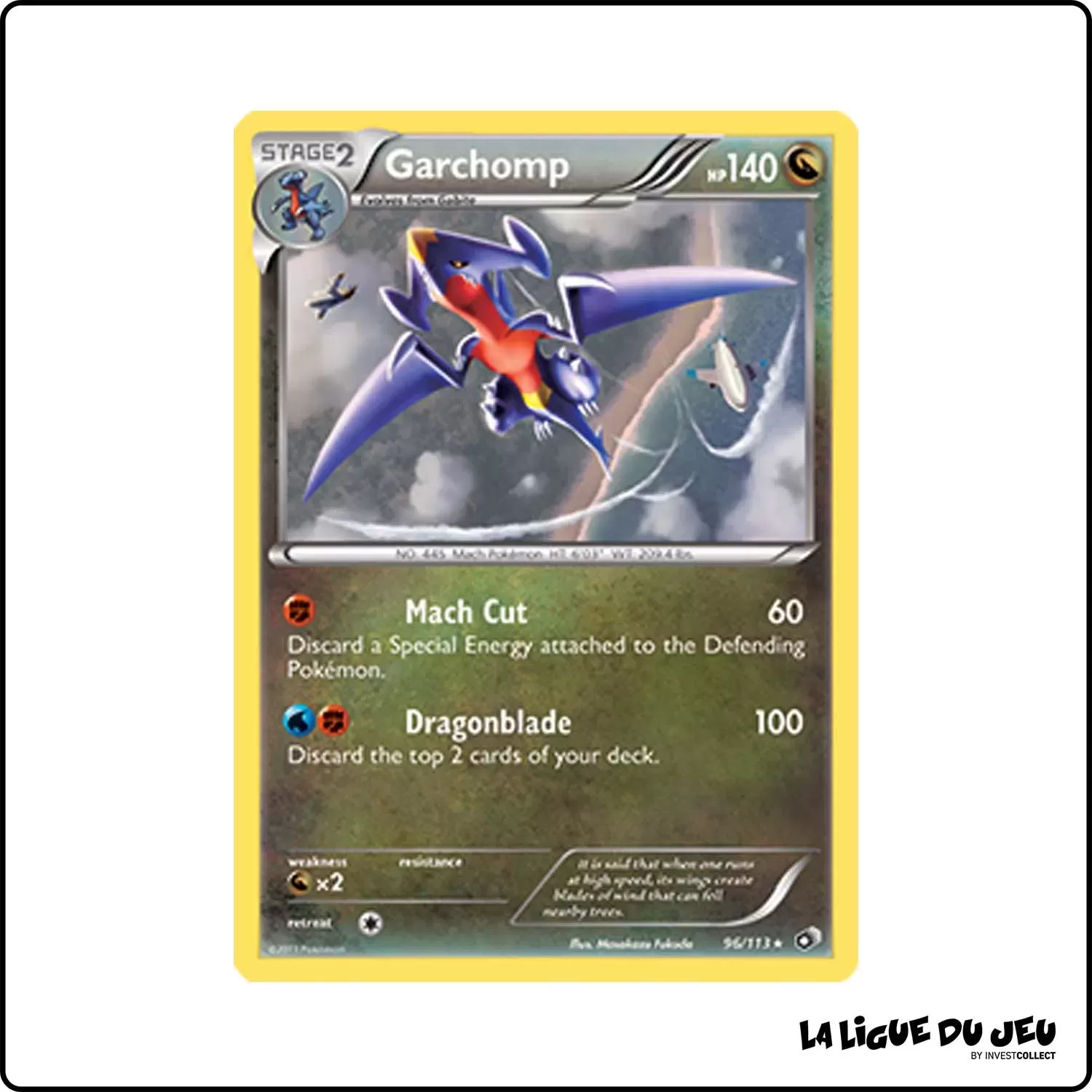 Holo - Pokemon - Legendary Treasures - Carchacrok 96/113