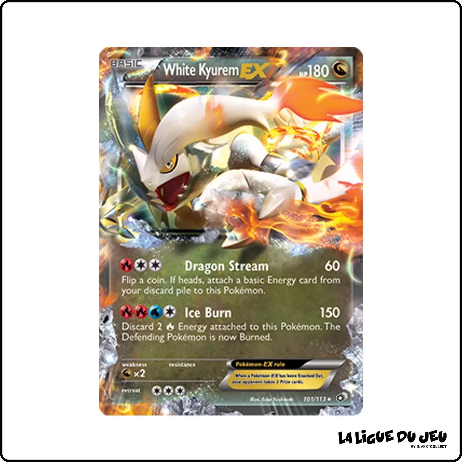 Ultra - Pokemon - Legendary Treasures - Kyurem Blanc-EX 101/113