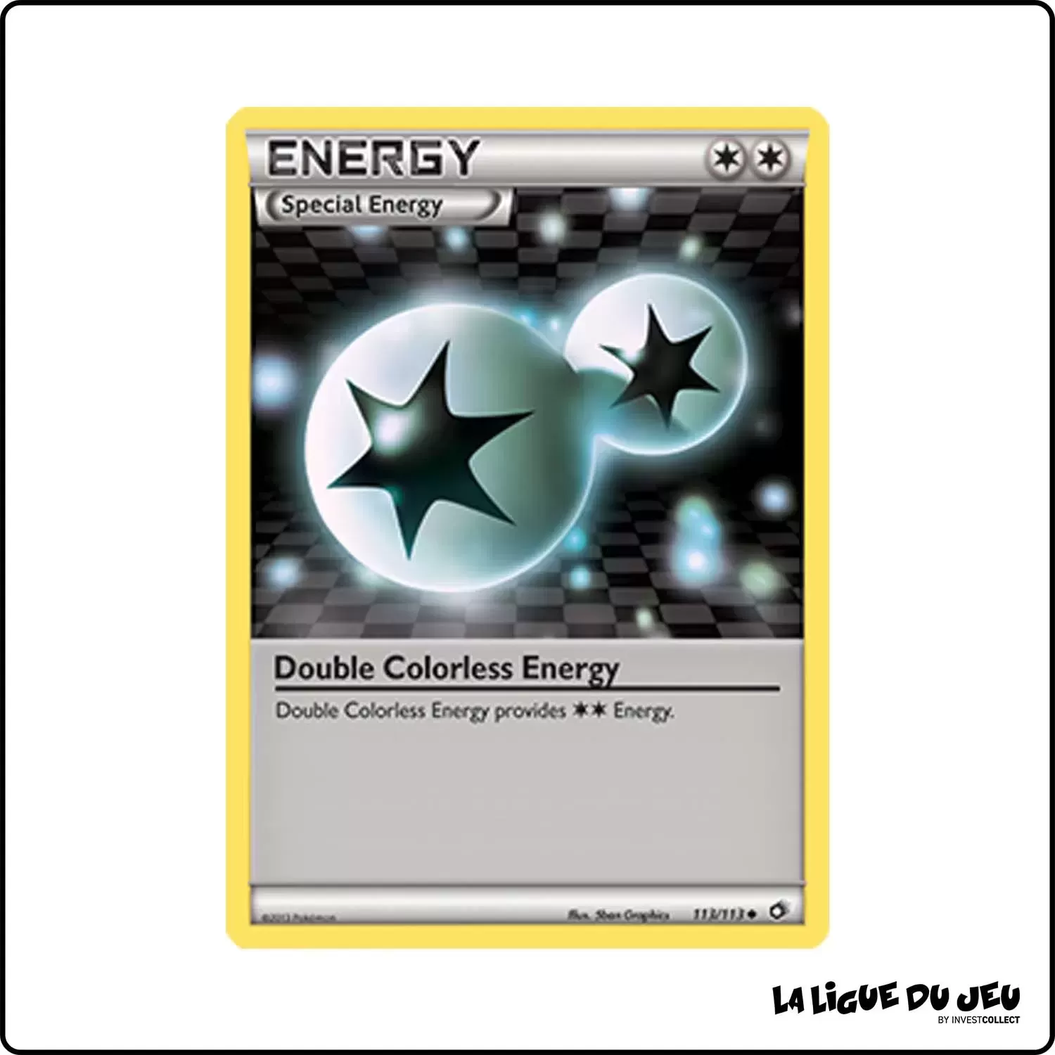 Peu commune - Pokemon - Legendary Treasures - Double Énergie Incolore 113/113