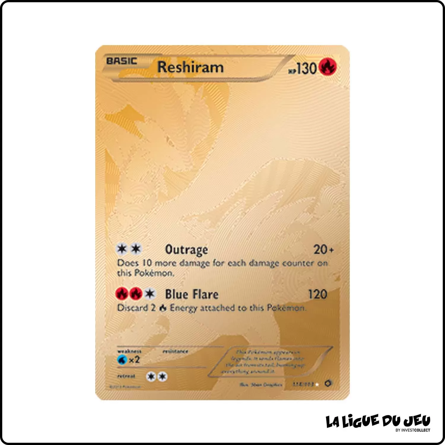 Secrete - Pokemon - Legendary Treasures - Reshiram 114/113