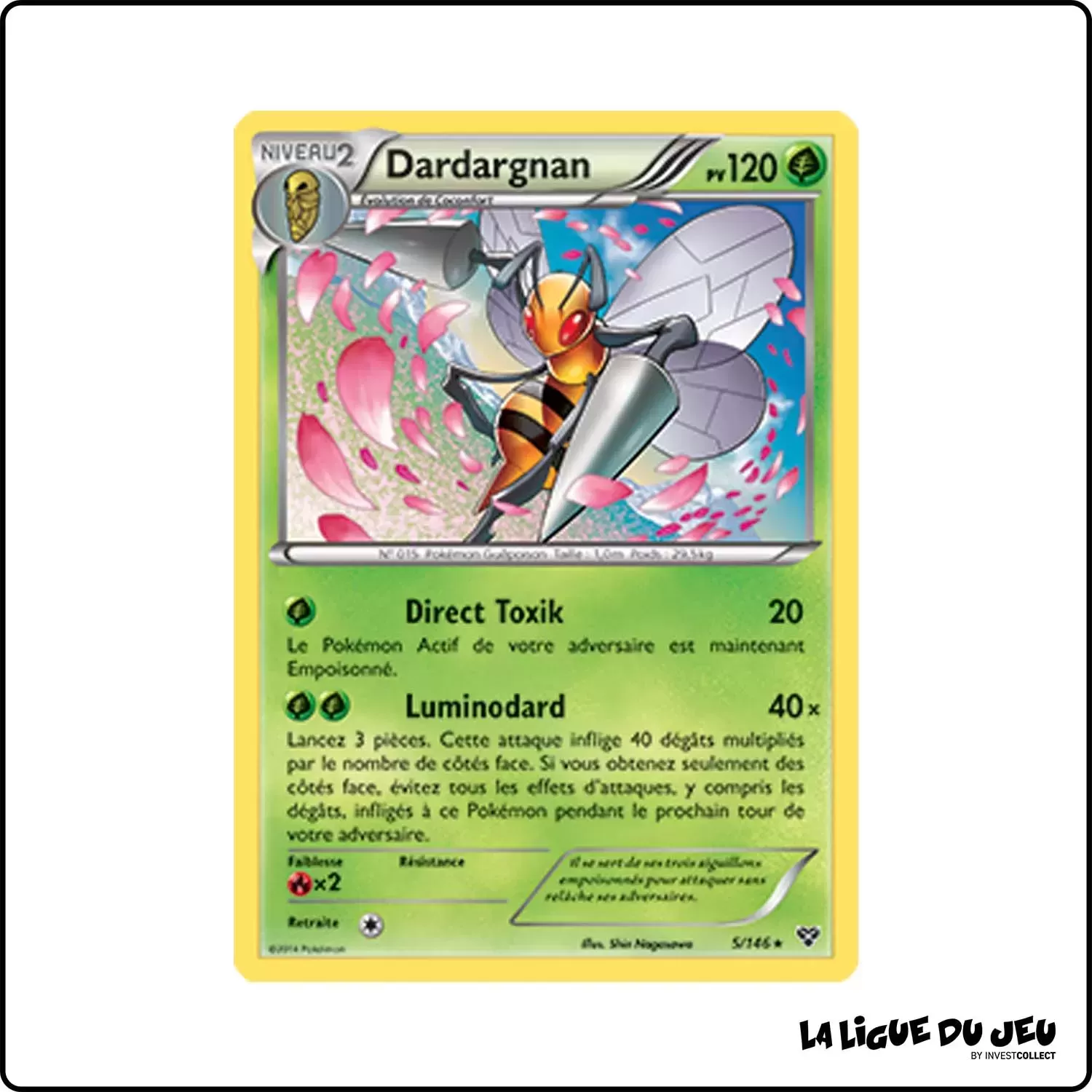 Rare - Pokemon - XY de Base - Dardargnan 5/146 Pokemon Company - 1