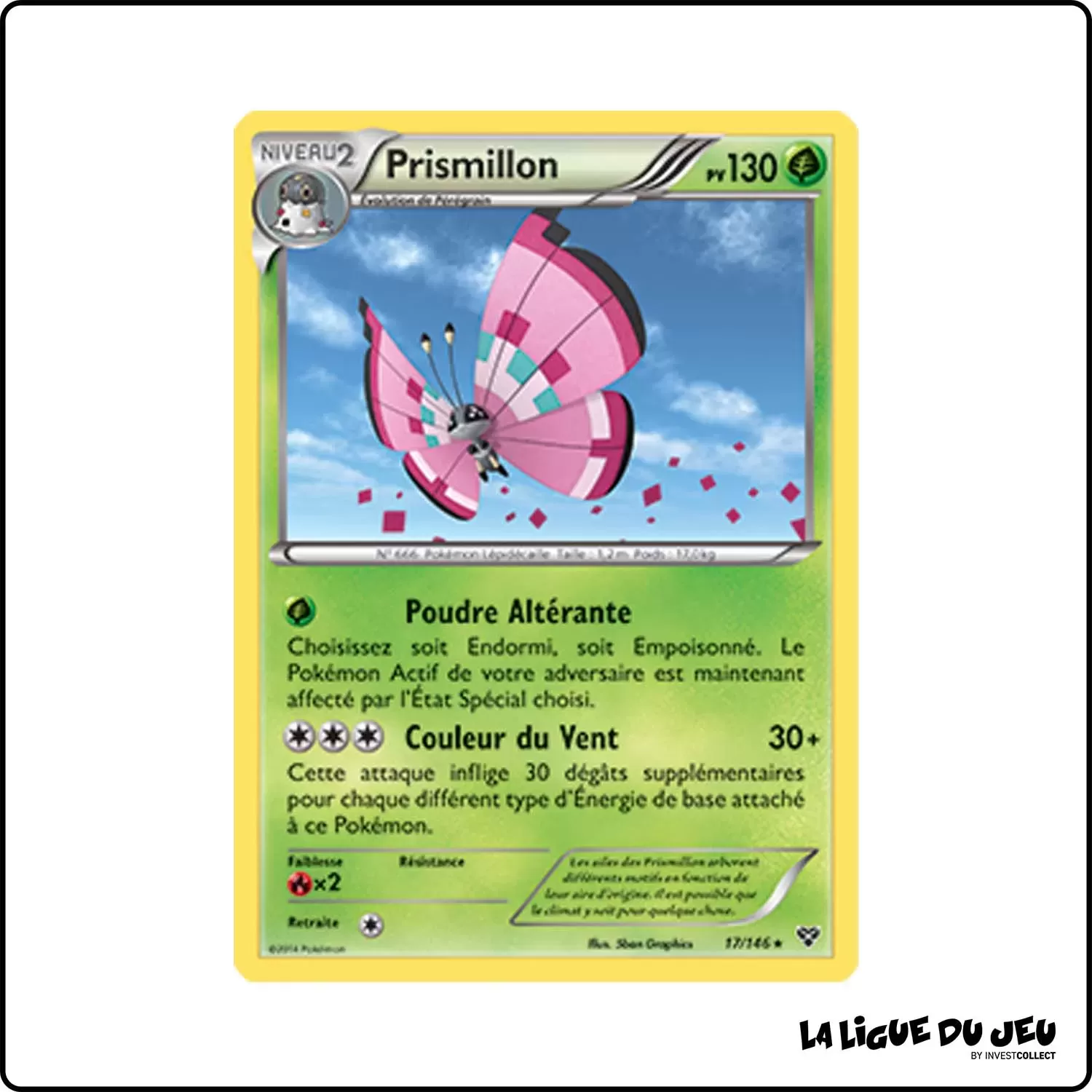 Holo - Pokemon - XY de Base - Prismillon 17/146 Pokemon Company - 1