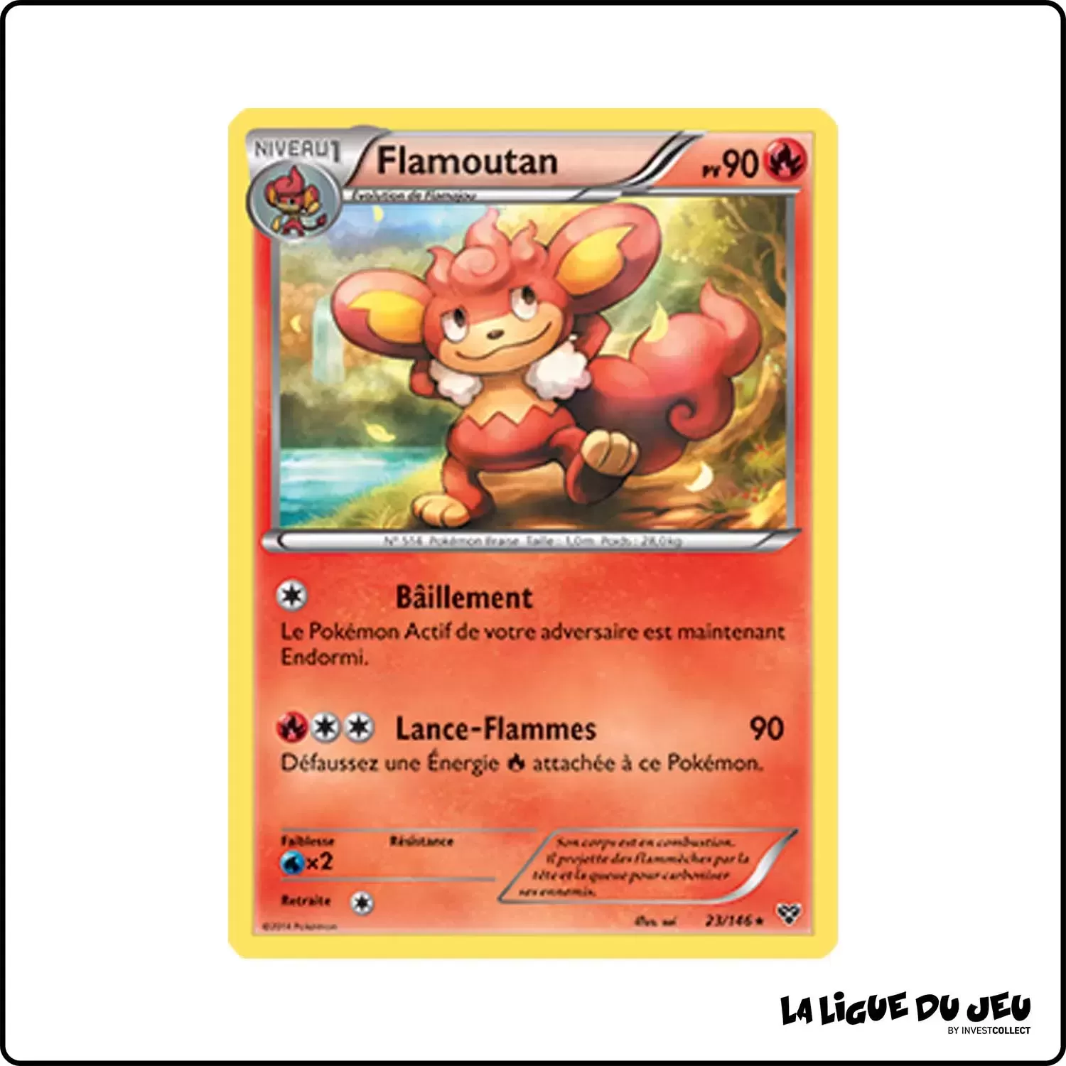 Rare - Pokemon - XY de Base - Flamoutan 23/146 Pokemon Company - 1