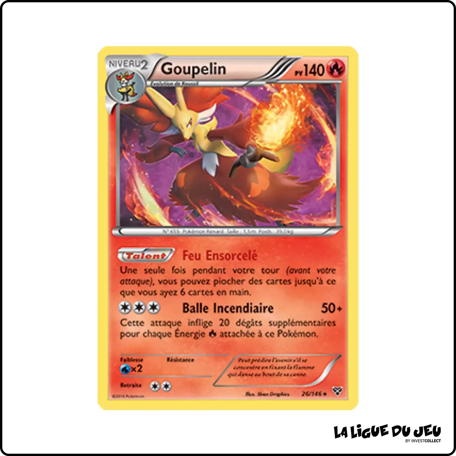 Holo - Pokemon - XY de Base - Goupelin 26/146 Pokemon Company - 1