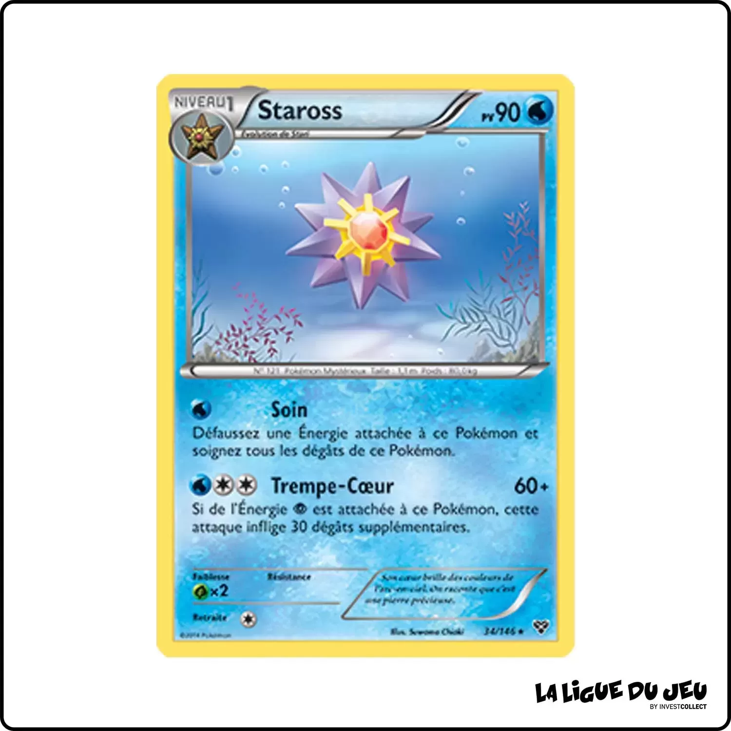 Rare - Pokemon - XY de Base - Staross 34/146 Pokemon Company - 1