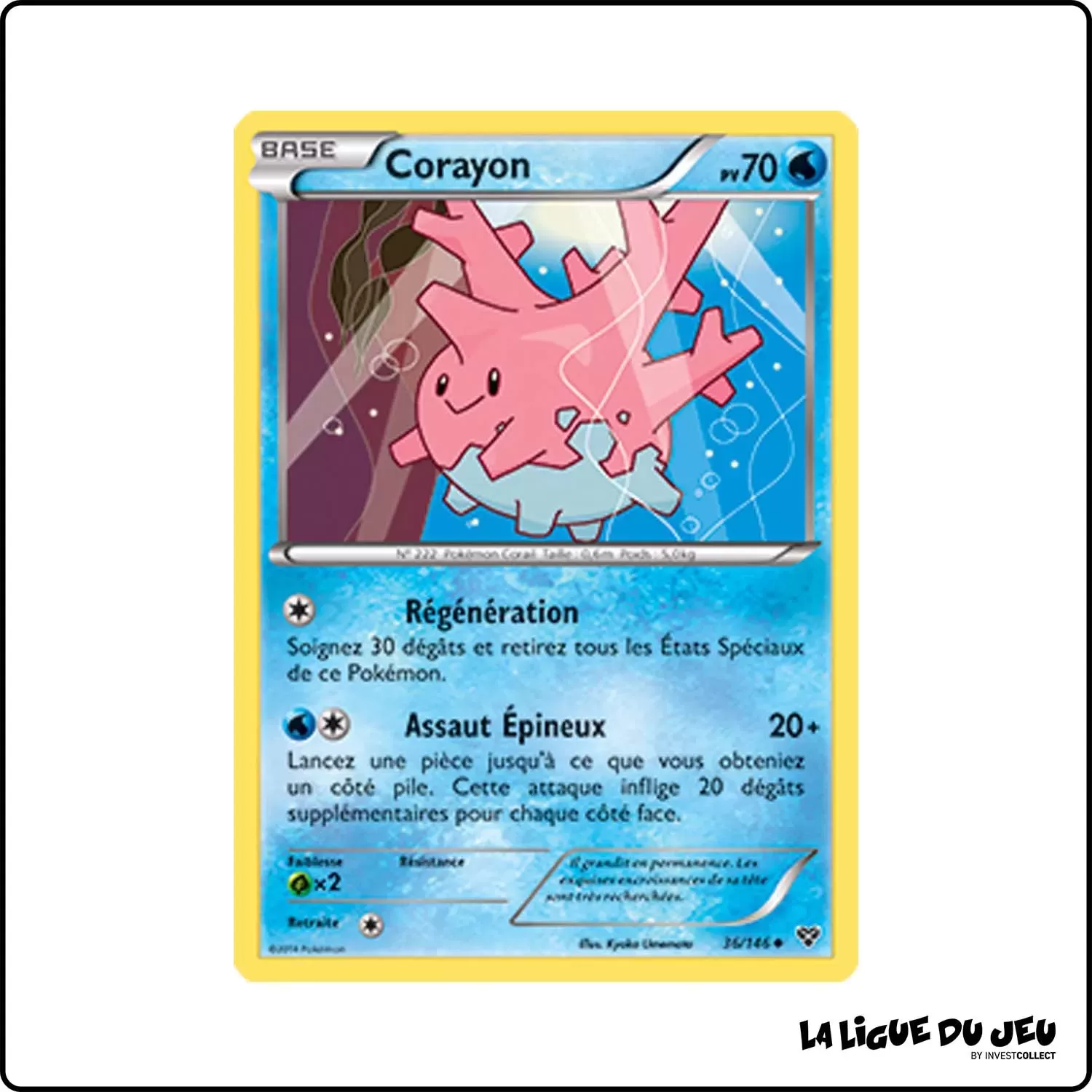 Peu commune - Pokemon - XY de Base - Corayon 36/146 Pokemon Company - 1