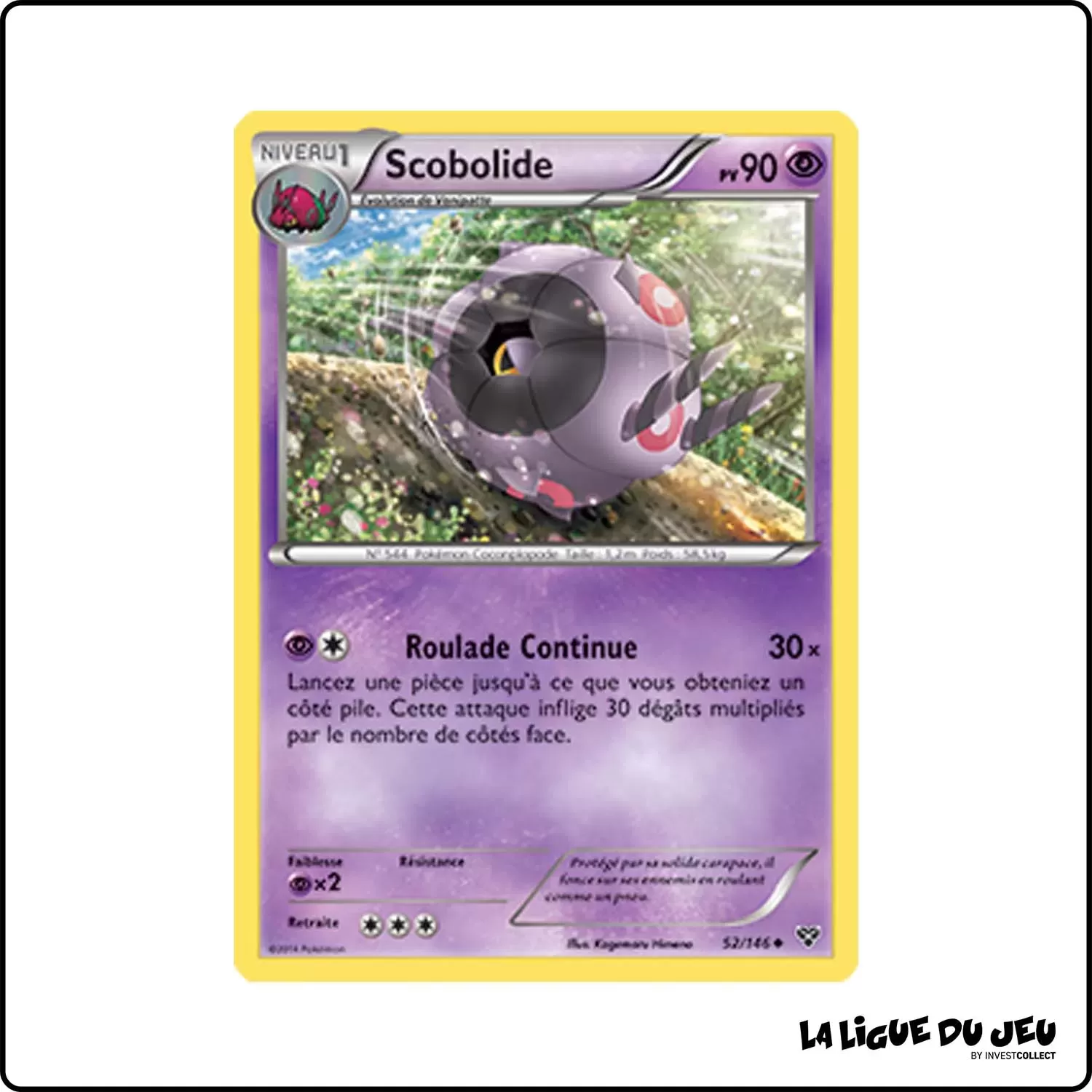 Peu commune - Pokemon - XY de Base - Scobolide 52/146 Pokemon Company - 1