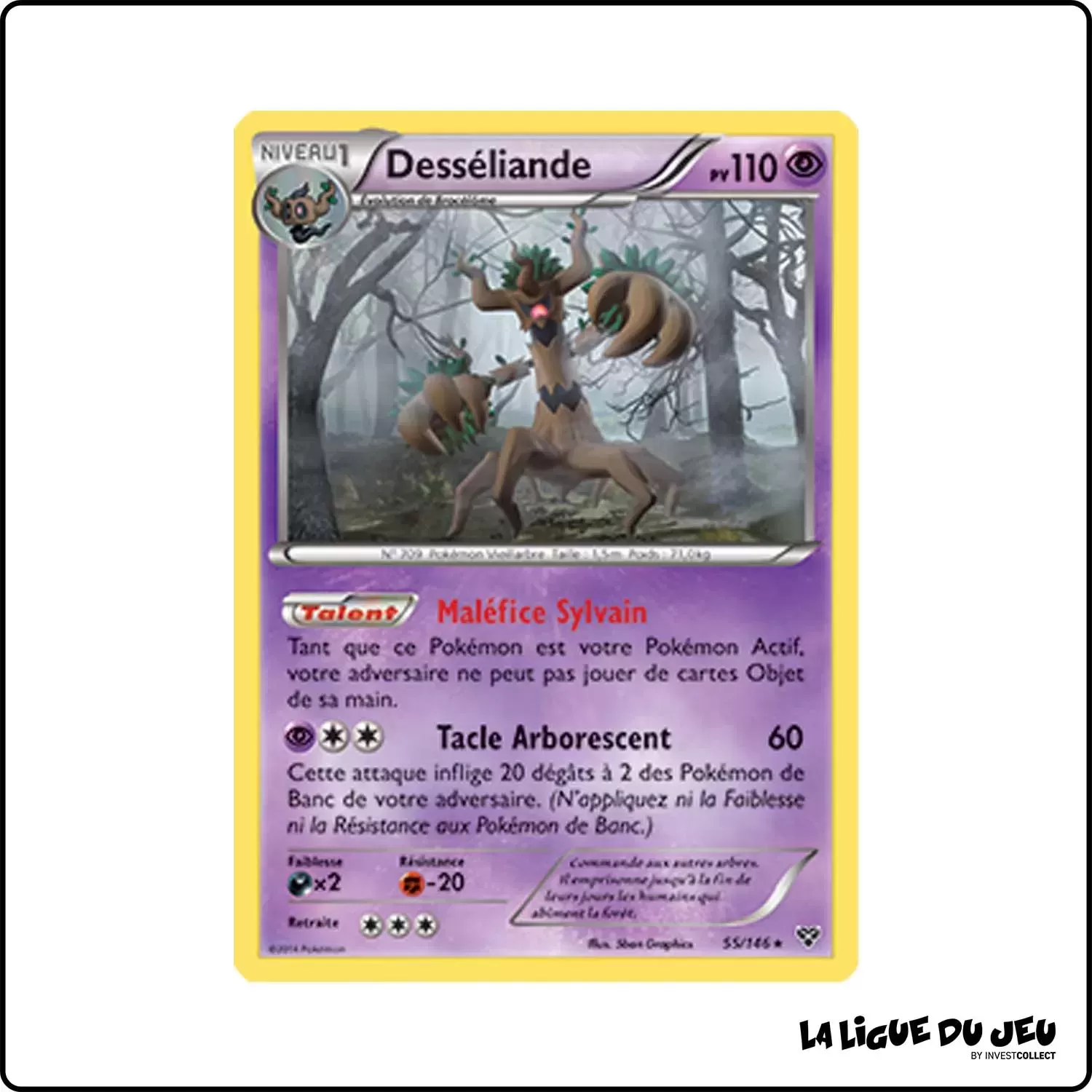 Holo - Pokemon - XY de Base - Desséliande 55/146 Pokemon Company - 1