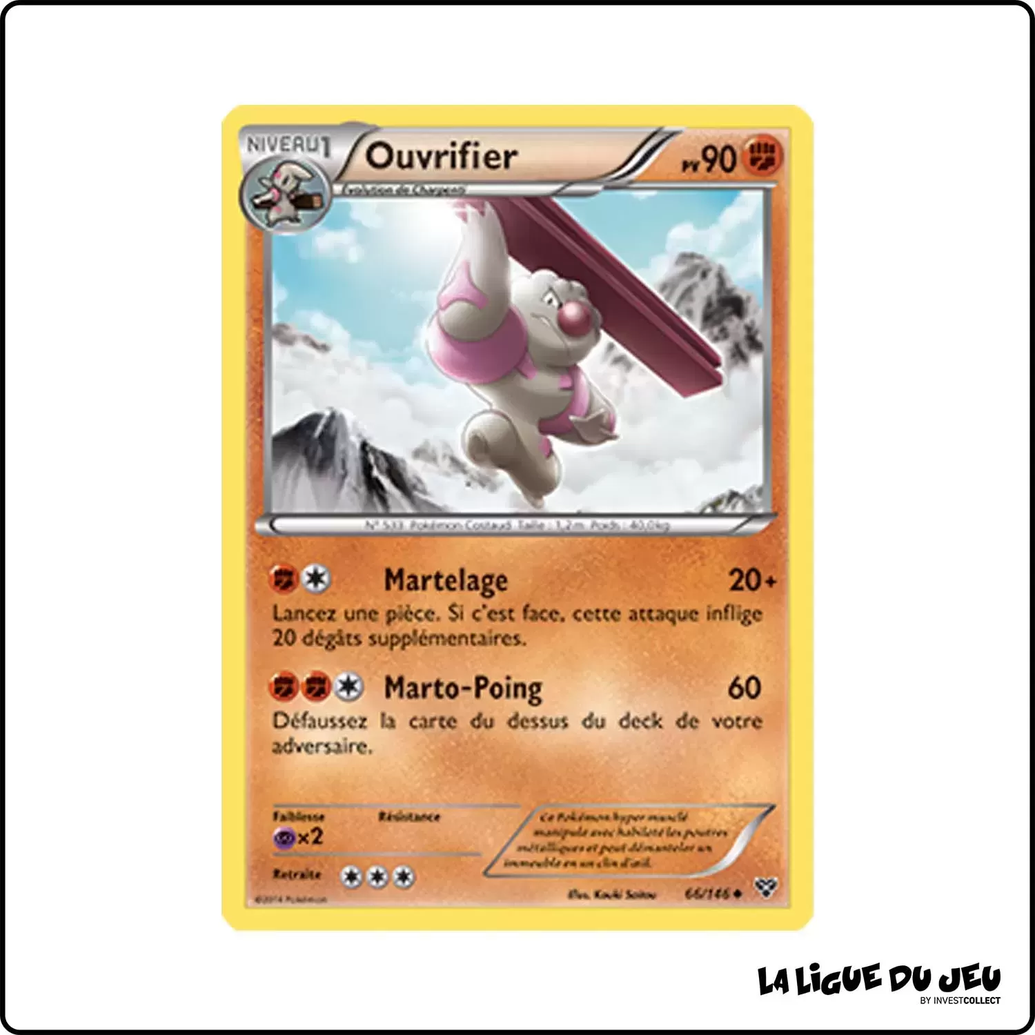 Peu commune - Pokemon - XY de Base - Ouvrifier 66/146 Pokemon Company - 1