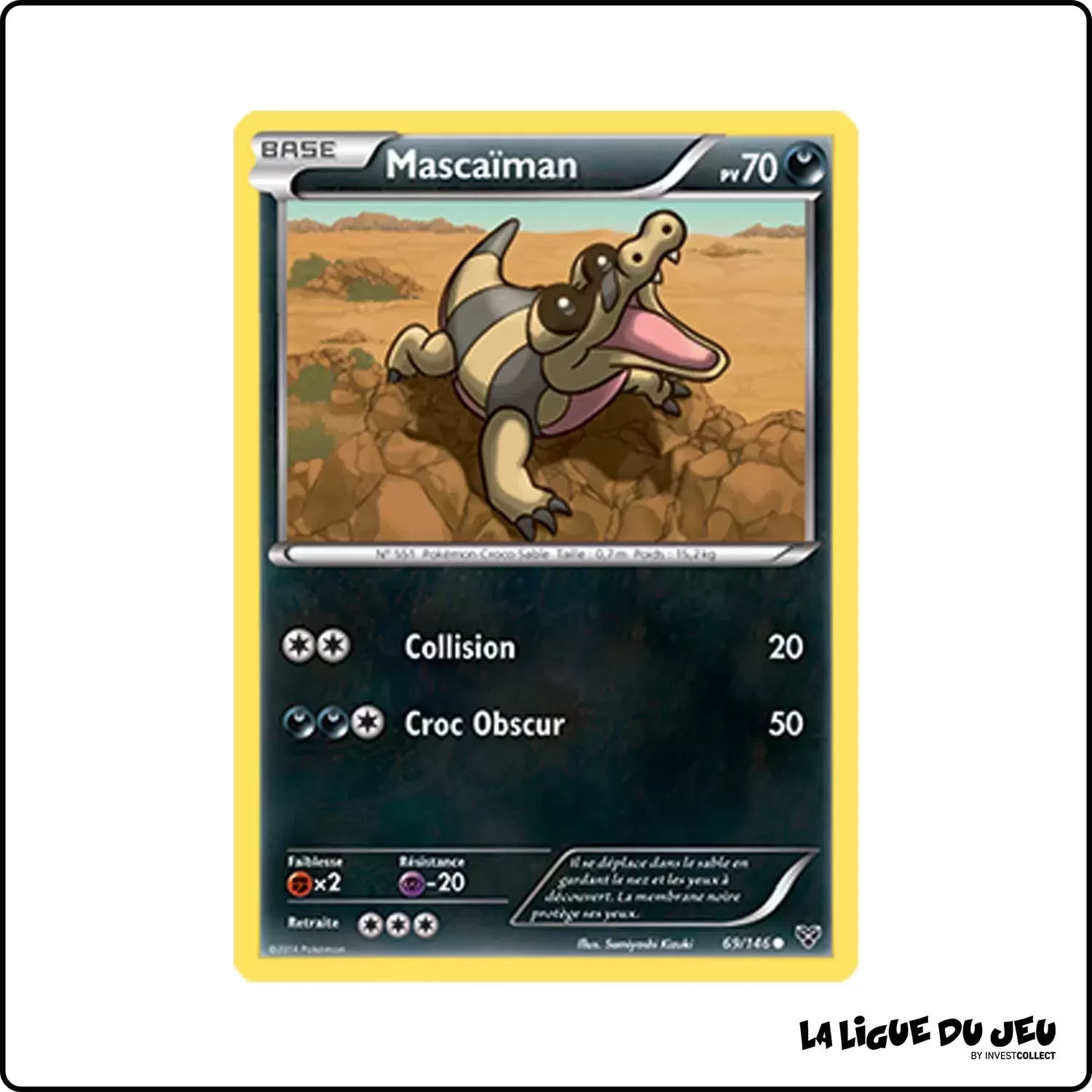 Commune - Pokemon - XY de Base - Mascaïman 69/146 Pokemon Company - 1