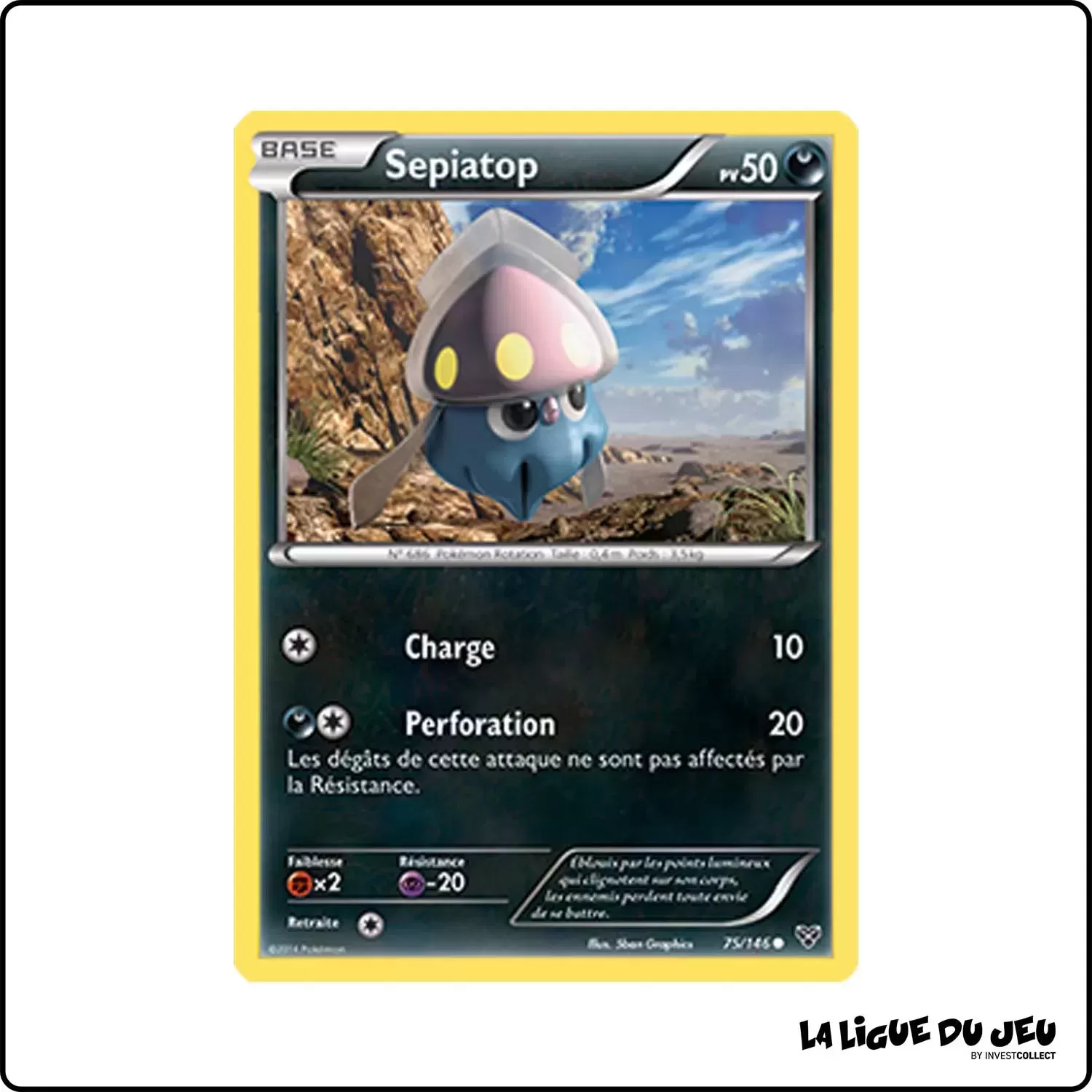 Commune - Pokemon - XY de Base - Sepiatop 75/146 Pokemon Company - 1