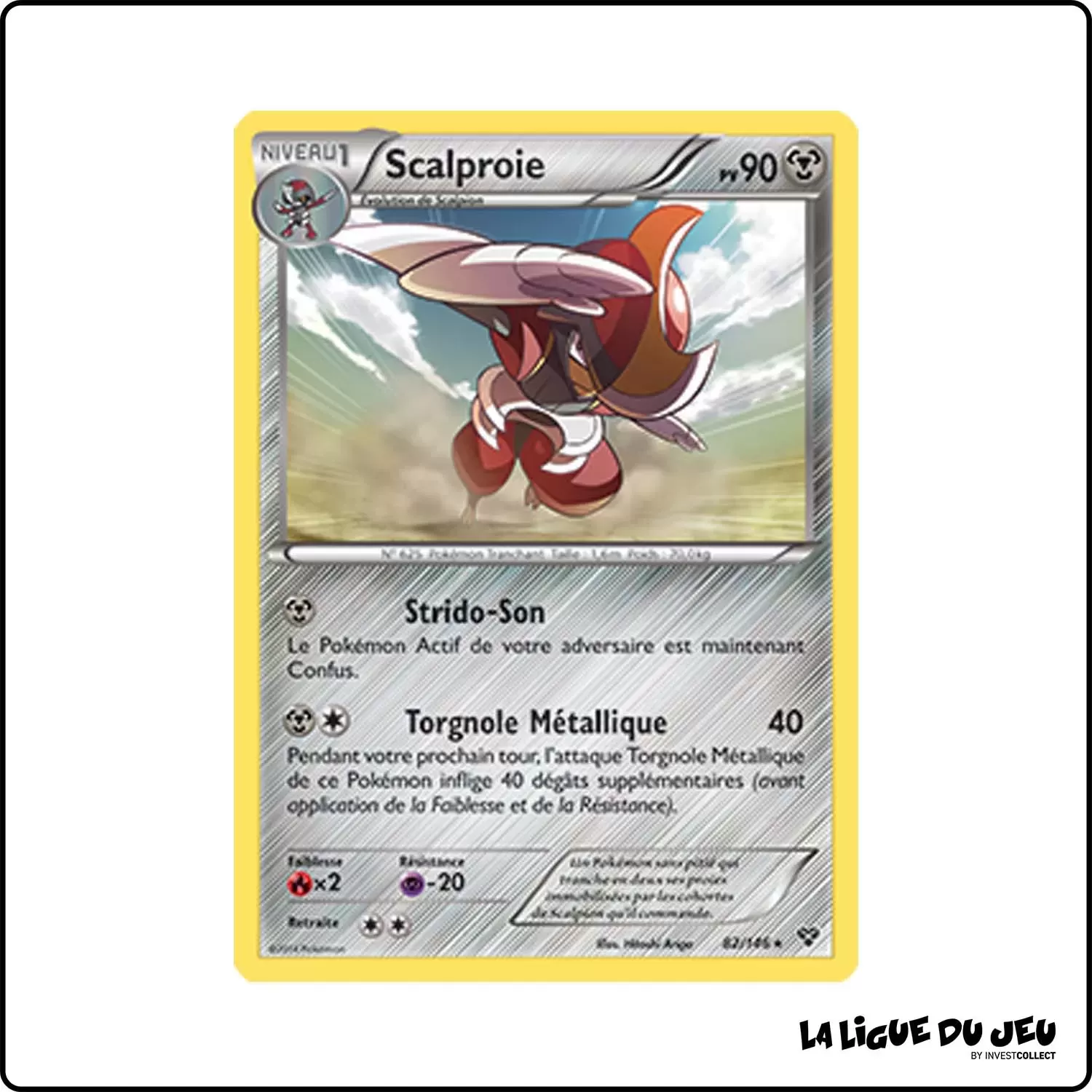 Rare - Pokemon - XY de Base - Scalproie 82/146 Pokemon Company - 1