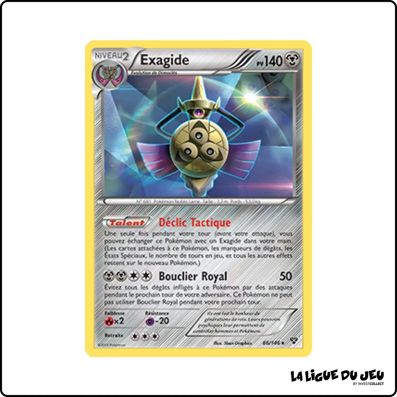 Holo - Pokemon - XY de Base - Exagide 86/146 Pokemon Company - 1