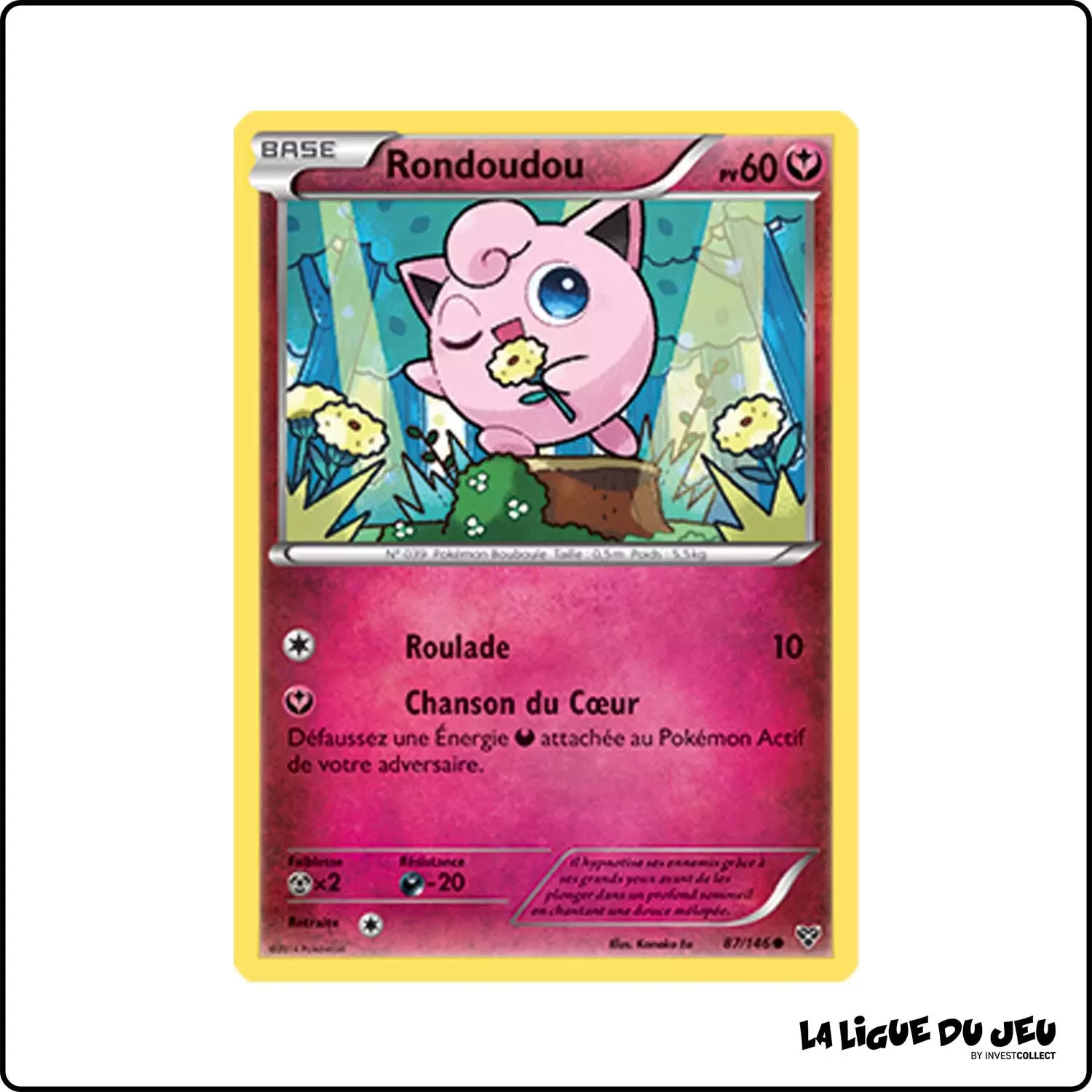 Commune - Pokemon - XY de Base - Rondoudou 87/146 Pokemon Company - 1