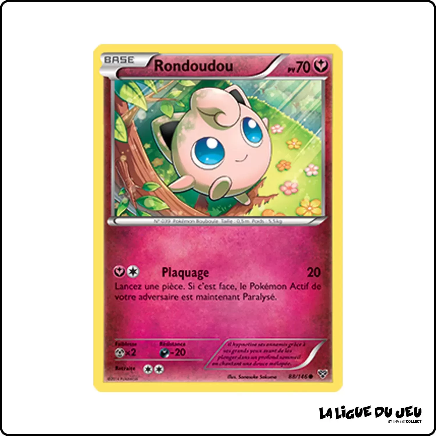 Commune - Pokemon - XY de Base - Rondoudou 88/146 Pokemon Company - 1