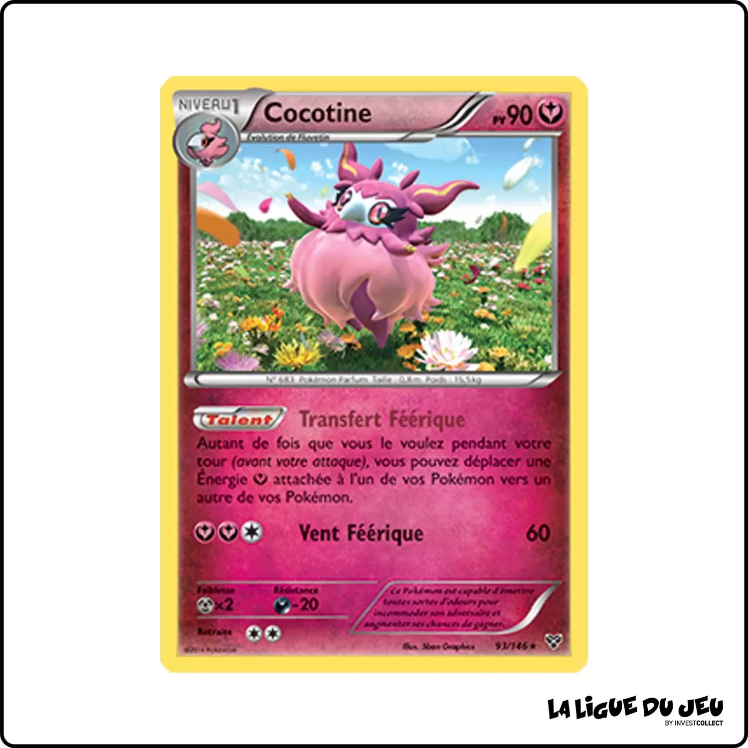 Holo - Pokemon - XY de Base - Cocotine 93/146 Pokemon Company - 1