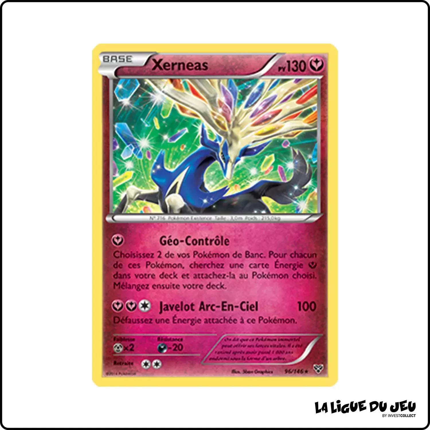 Rare - Pokemon - XY de Base - Xerneas 96/146 Pokemon Company - 1