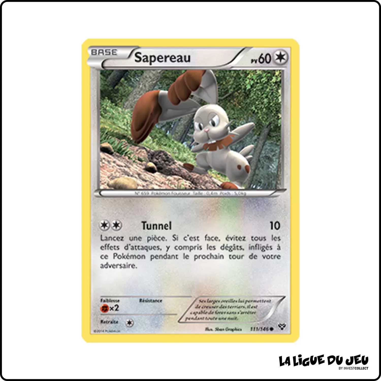 Commune - Pokemon - XY de Base - Sapereau 111/146 Pokemon Company - 1