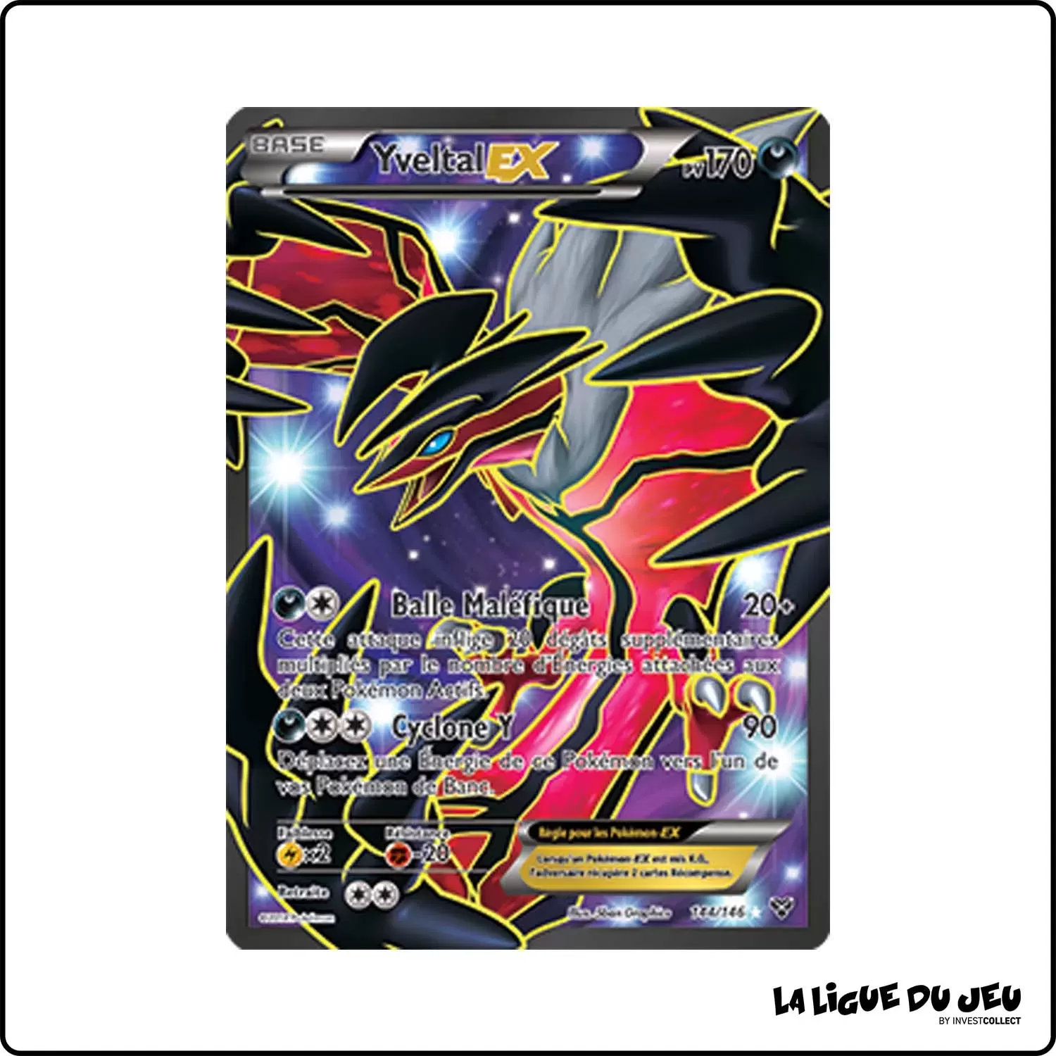 Ultra - Pokemon - XY de Base - Yveltal EX 144/146 Pokemon Company - 1