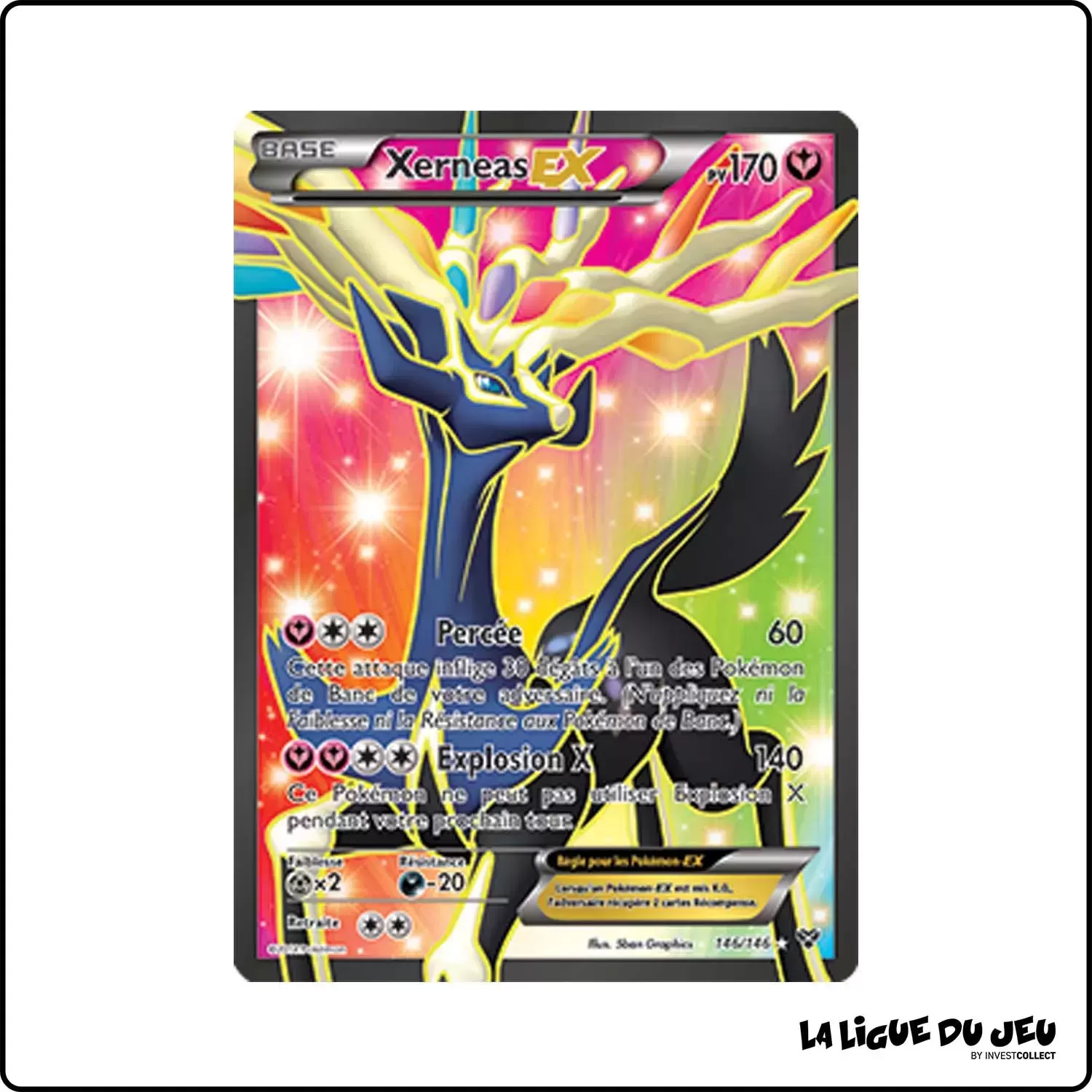 Ultra - Pokemon - XY de Base - Xerneas EX 146/146 Pokemon Company - 1