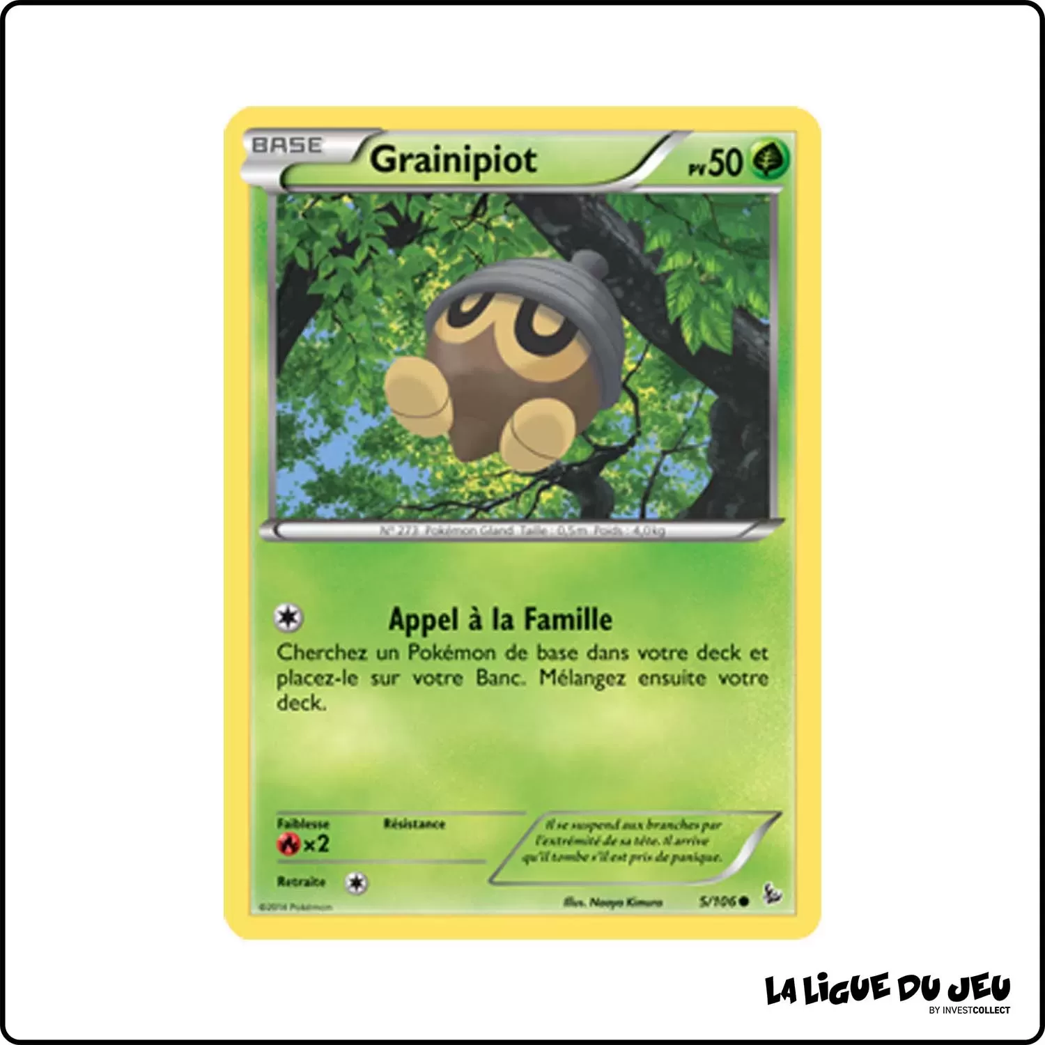 Commune - Pokemon - Étincelles - Grainipiot 5/106 Pokemon Company - 1