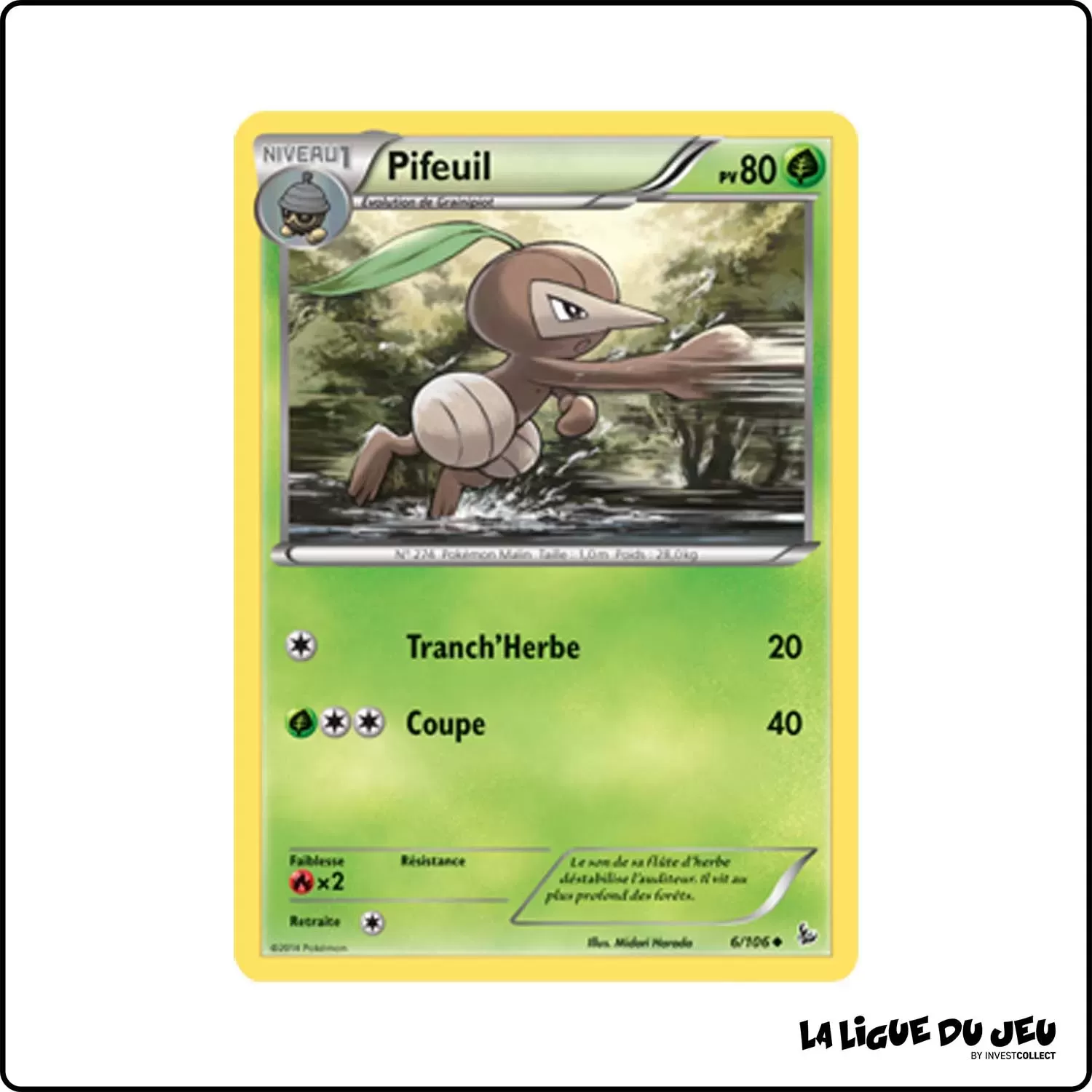 Peu commune - Pokemon - Étincelles - Pifeuil 6/106 Pokemon Company - 1