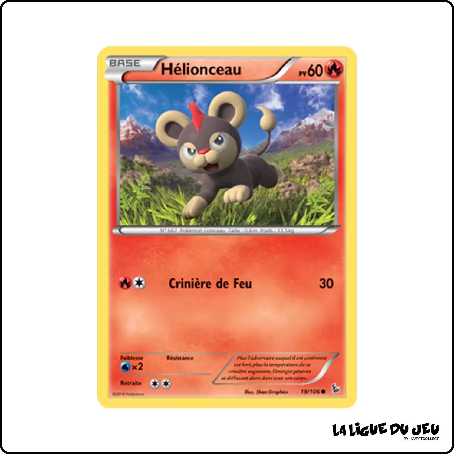 Commune - Pokemon - Étincelles - Hélionceau 19/106 Pokemon Company - 1