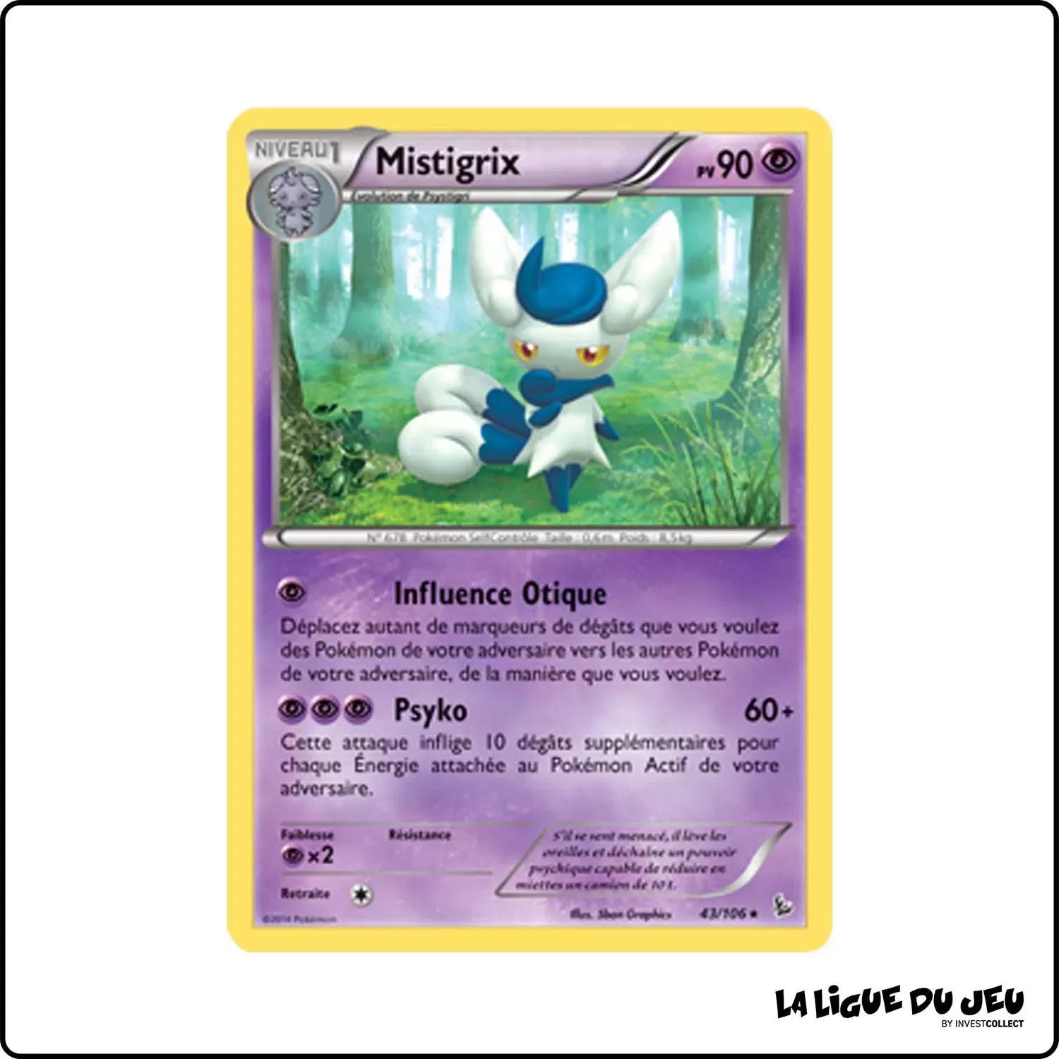 Rare - Pokemon - Étincelles - Mistigrix 43/106 Pokemon Company - 1