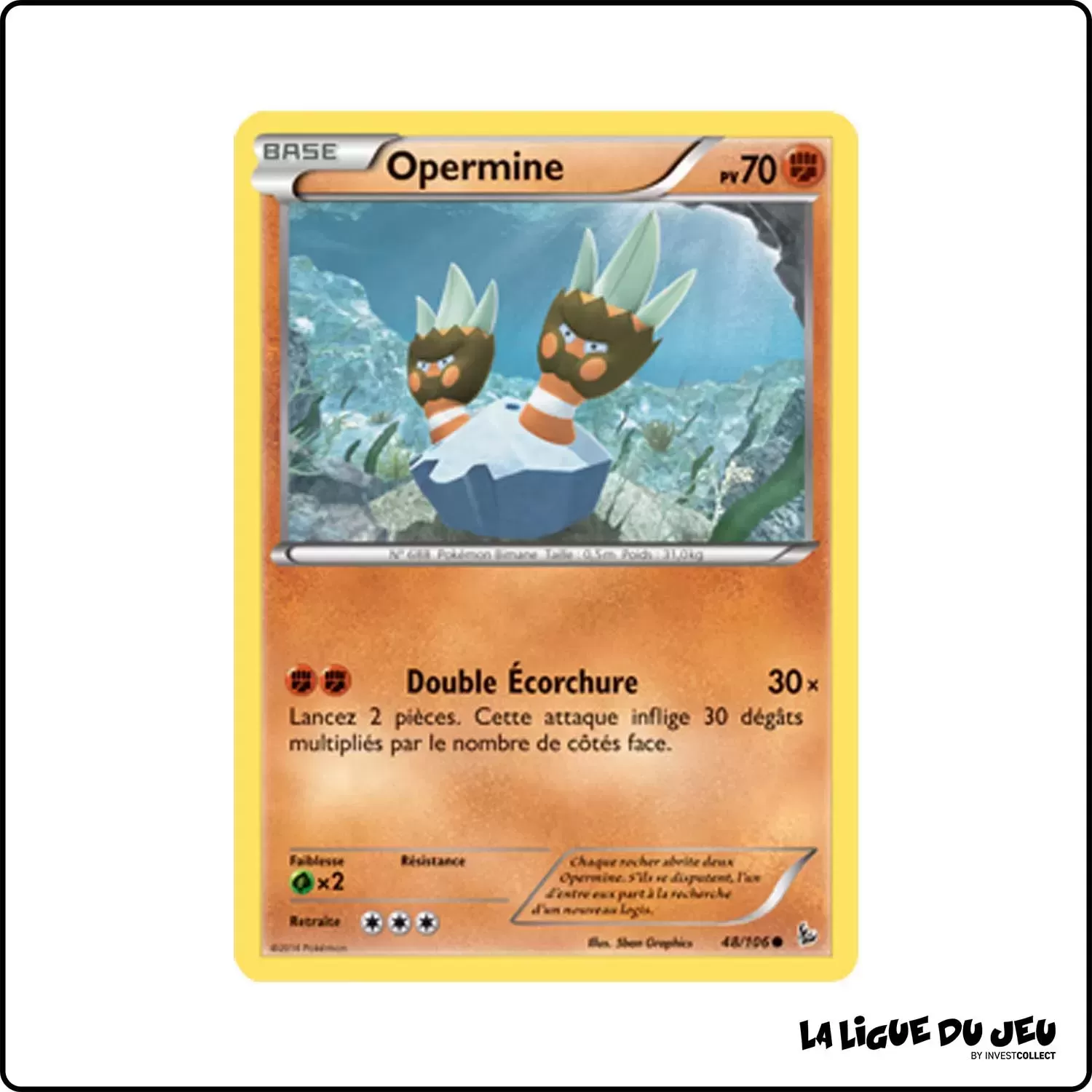 Commune - Pokemon - Étincelles - Opermine 48/106 Pokemon Company - 1