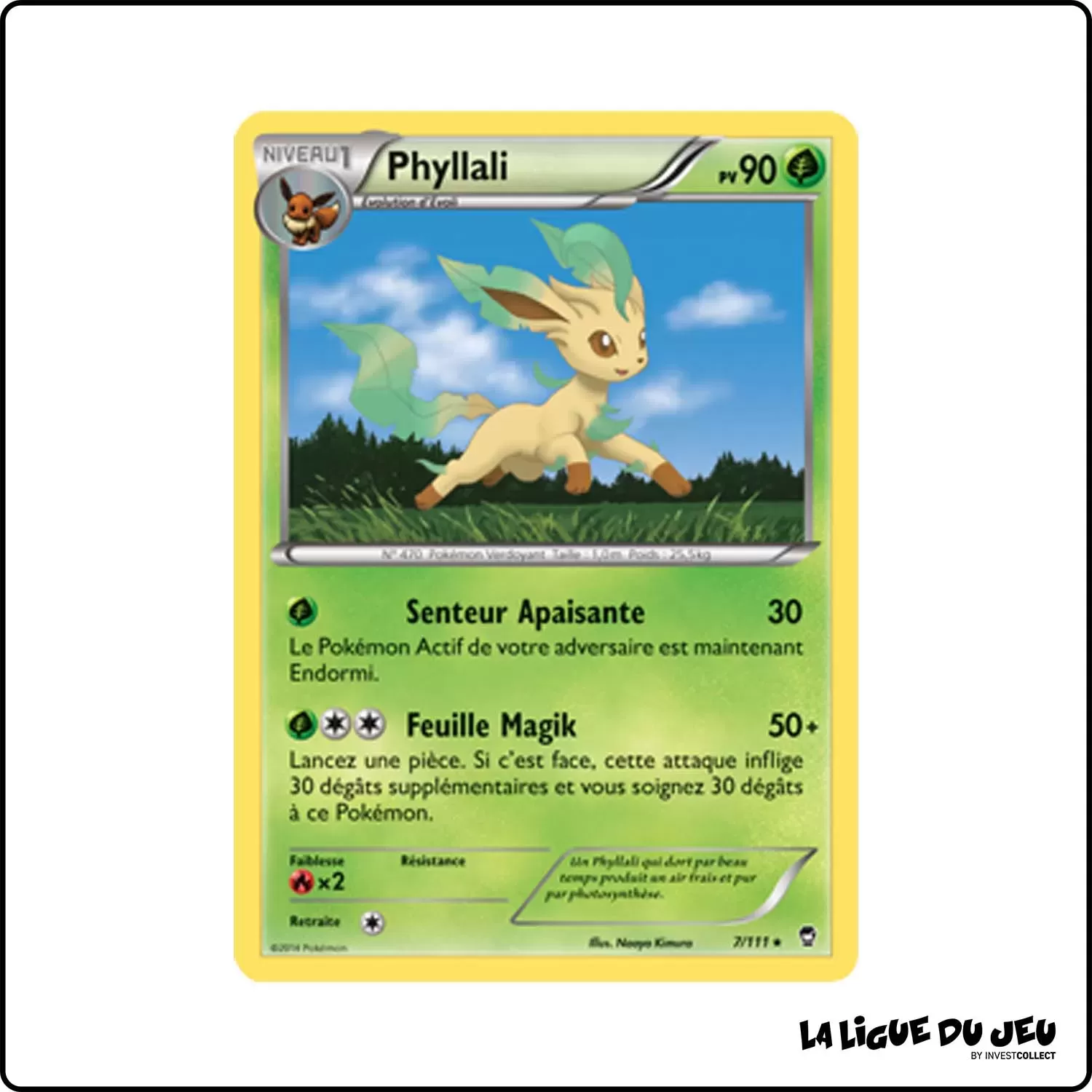 Rare - Pokemon - Poings Furieux - Phyllali 7/111 Pokemon Company - 1