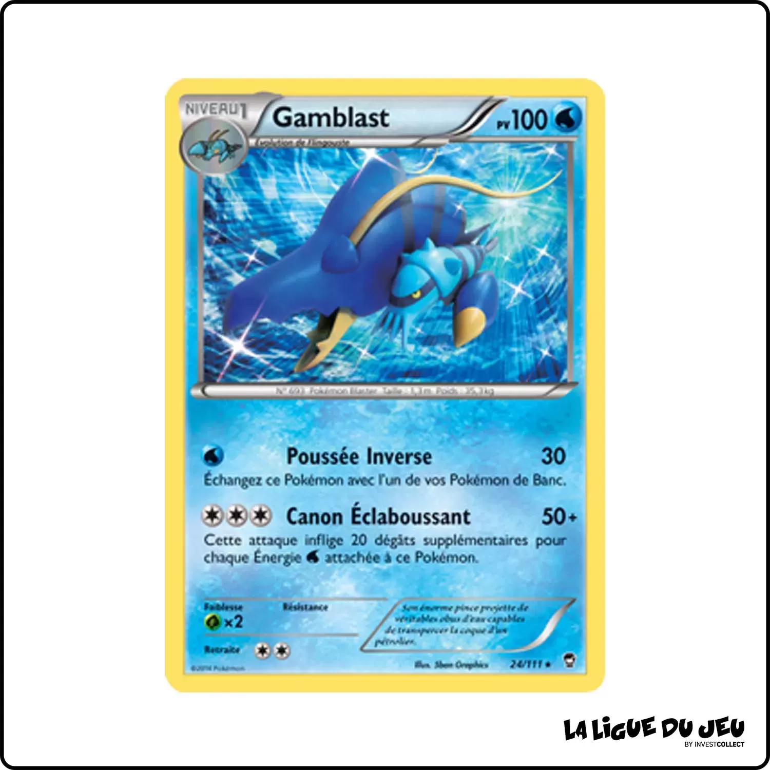 Holo - Pokemon - Poings Furieux - Gamblast 24/111 Pokemon Company - 1