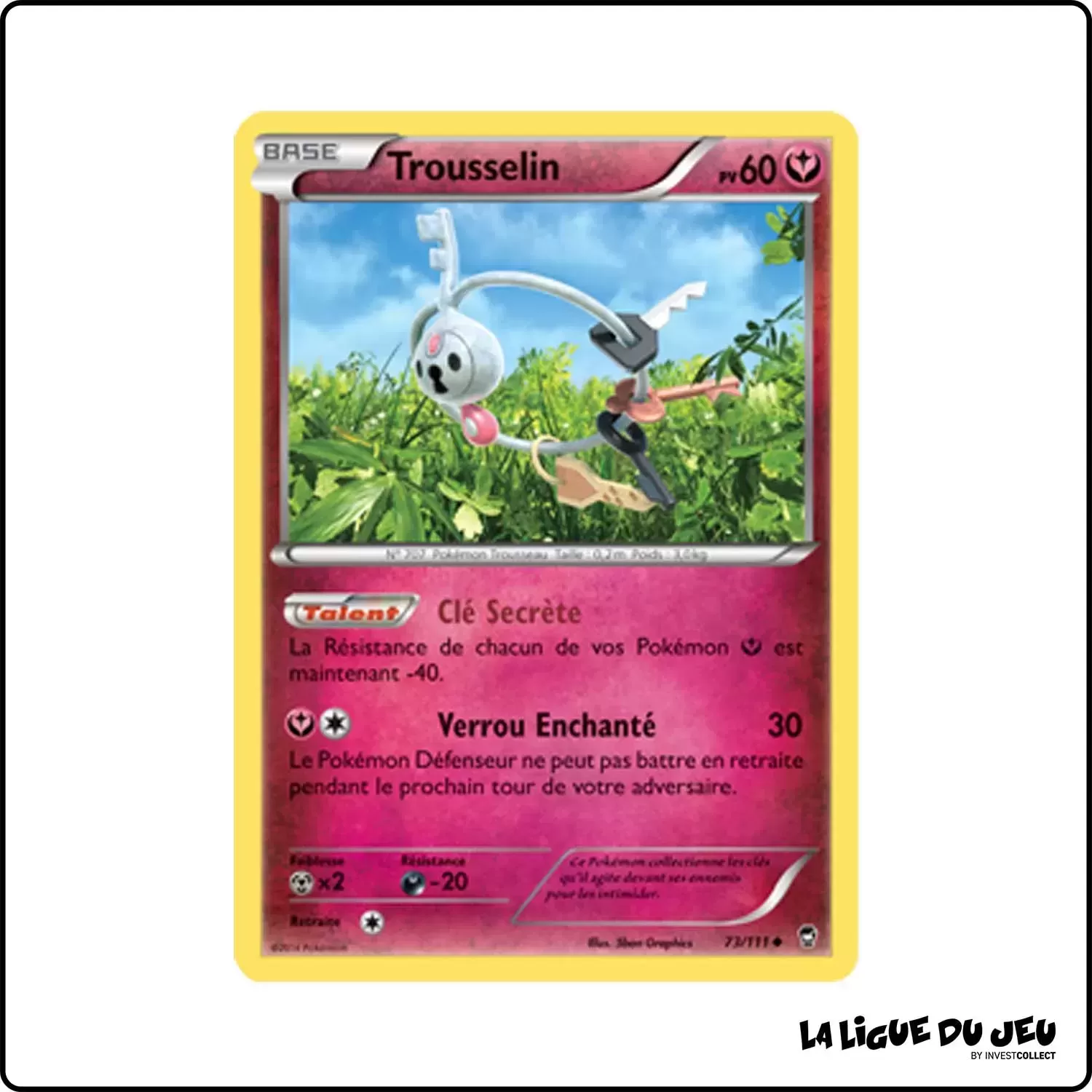 Peu commune - Pokemon - Poings Furieux - Trousselin 73/111 Pokemon Company - 1