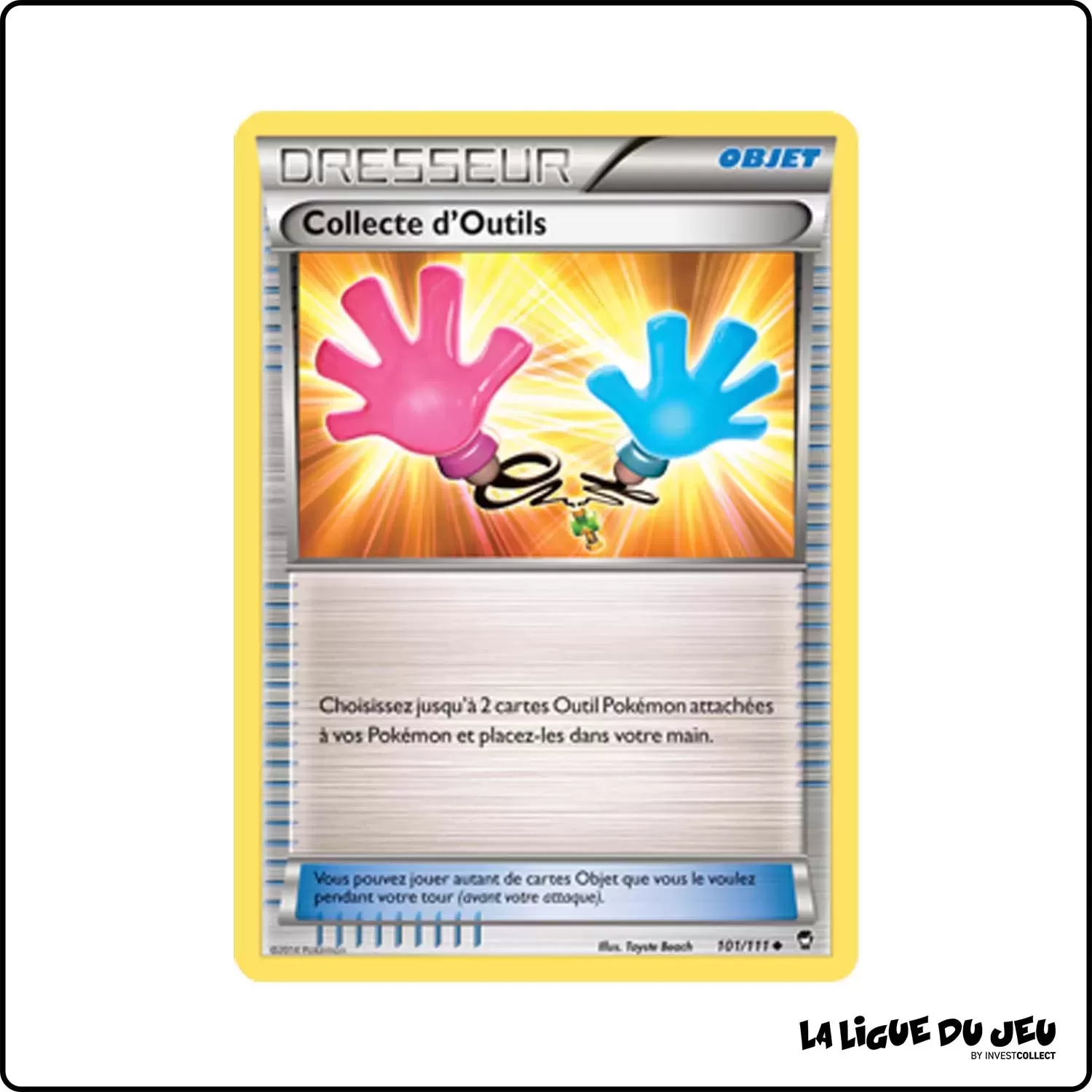 Peu commune - Pokemon - Poings Furieux - Collecte d'Outils 101/111 Pokemon Company - 1