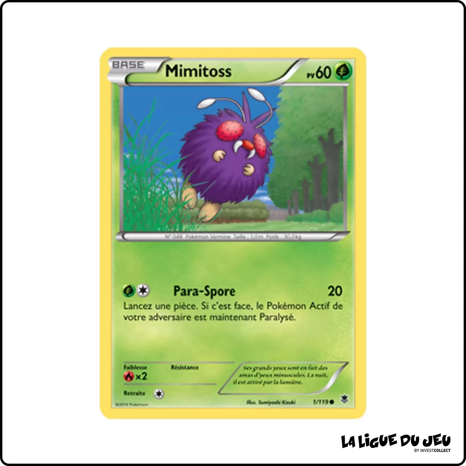 Commune - Pokemon - Vigueur Spectrale - Mimitoss 1/119 Pokemon Company - 1