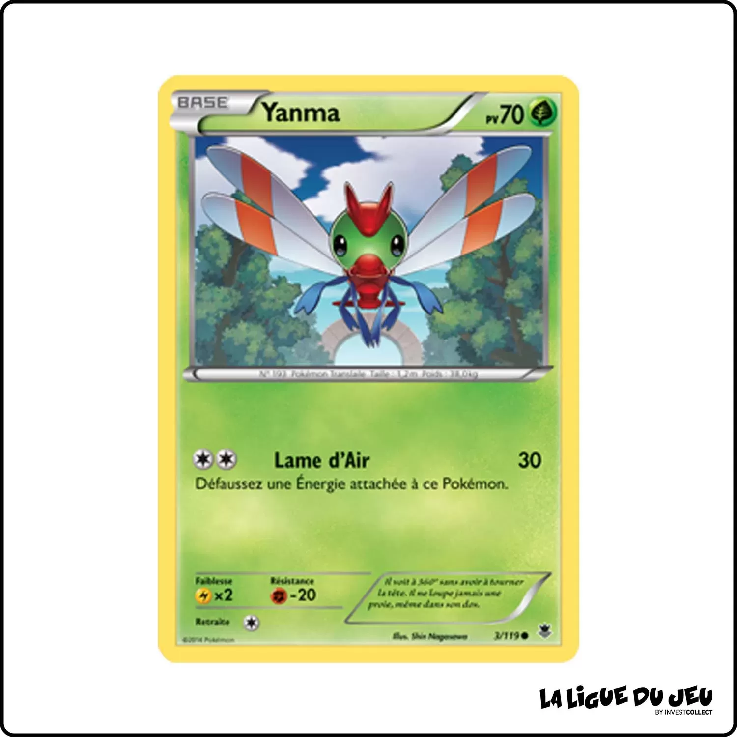 Commune - Pokemon - Vigueur Spectrale - Yanma 3/119 Pokemon Company - 1