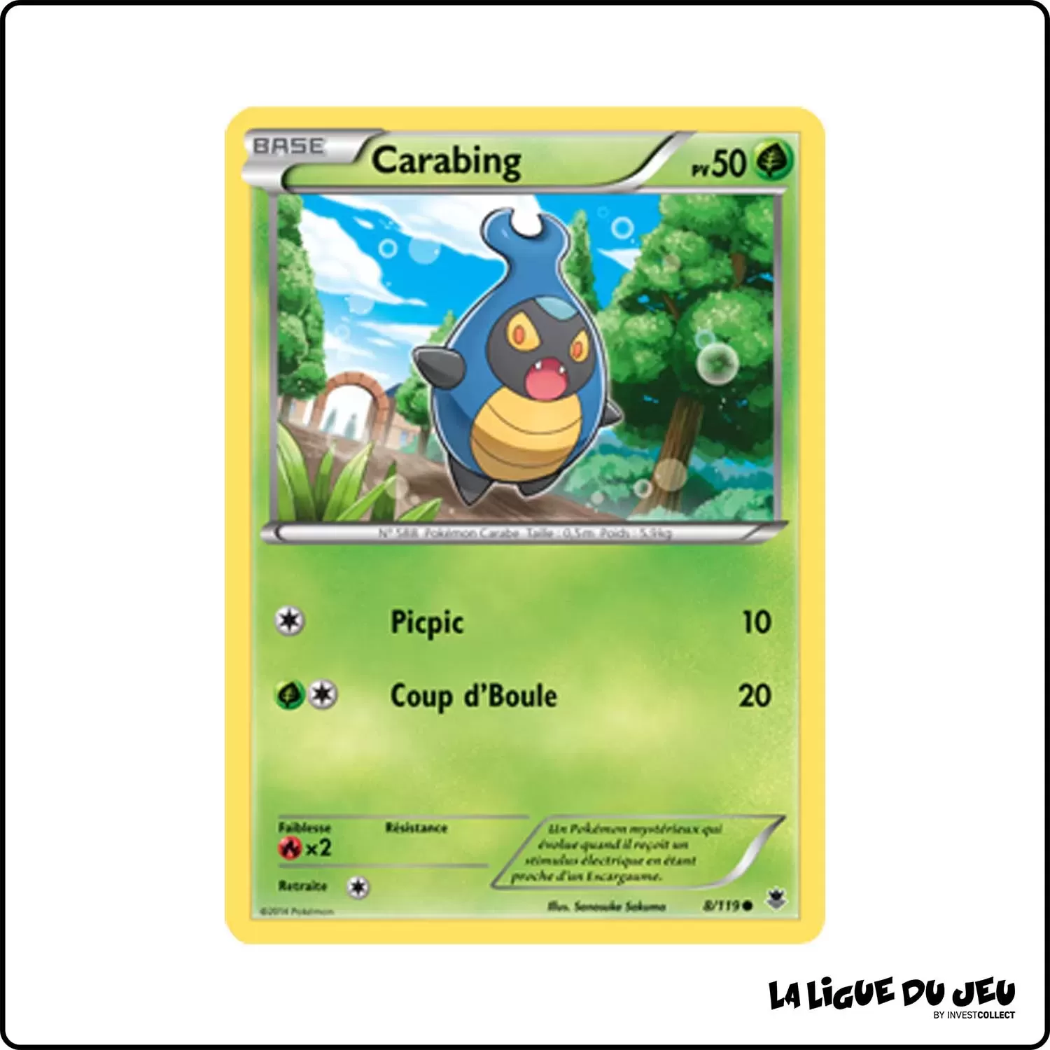 Commune - Pokemon - Vigueur Spectrale - Carabing 8/119 Pokemon Company - 1