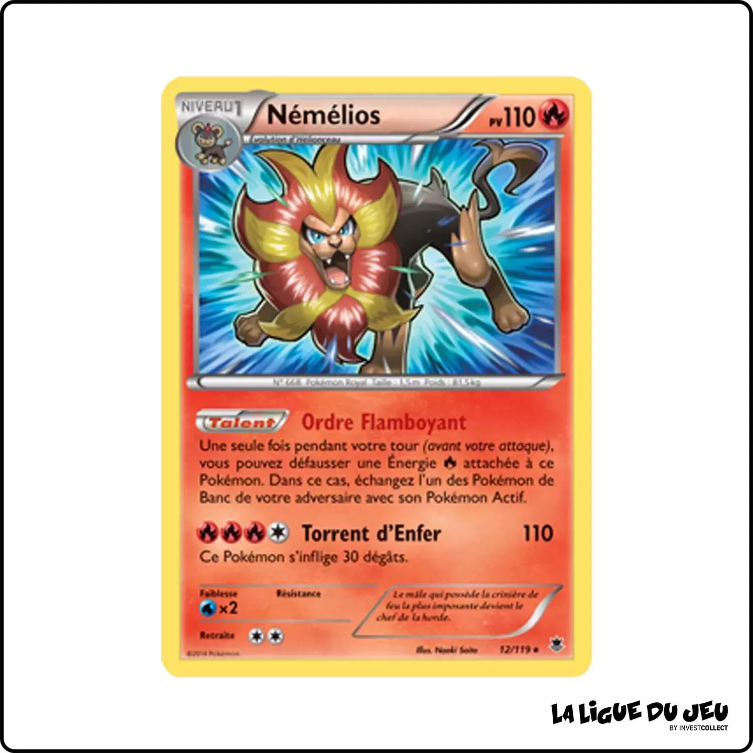 Holo - Pokemon - Vigueur Spectrale - Némélios 12/119 Pokemon Company - 1