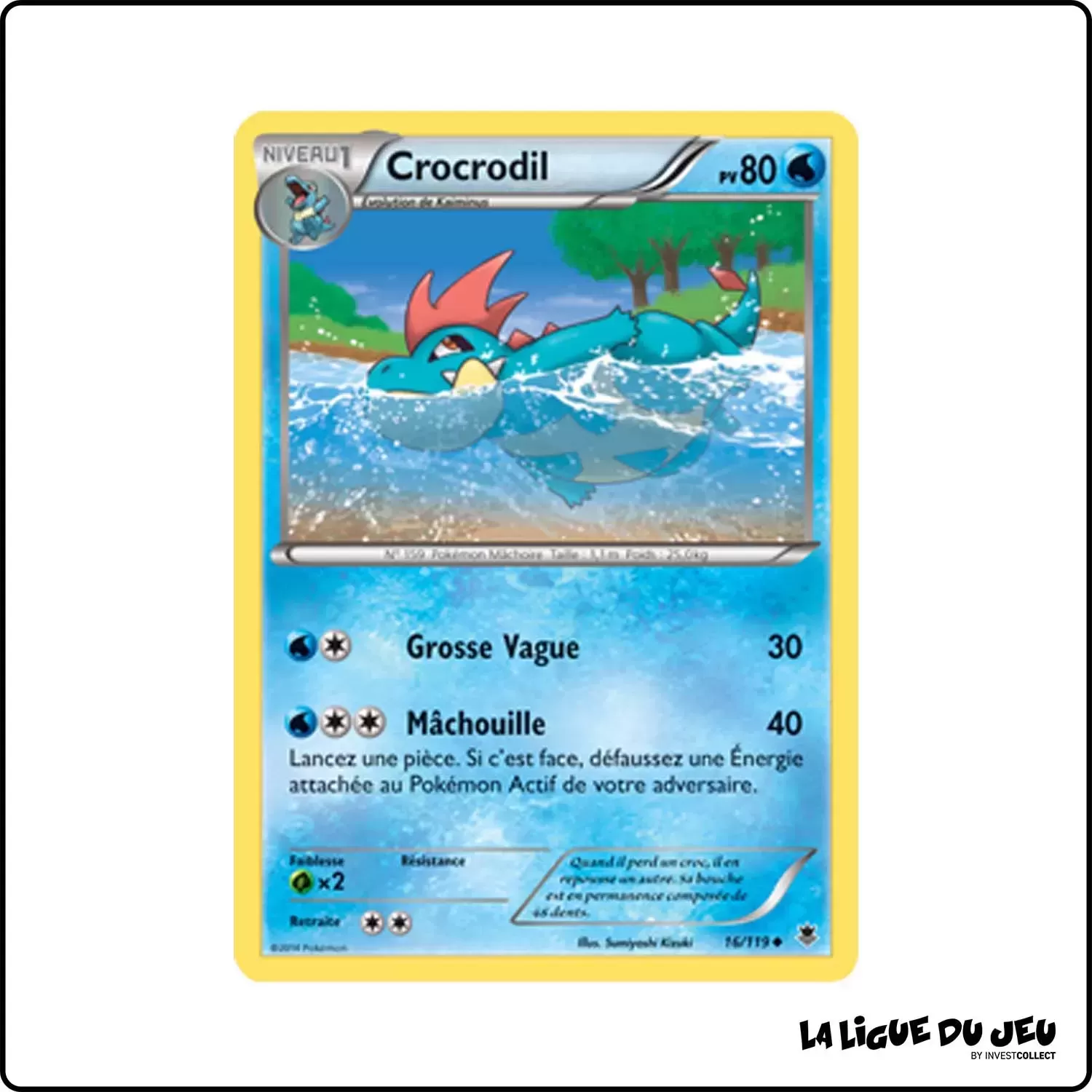 Peu commune - Pokemon - Vigueur Spectrale - Crocrodil 16/119 Pokemon Company - 1