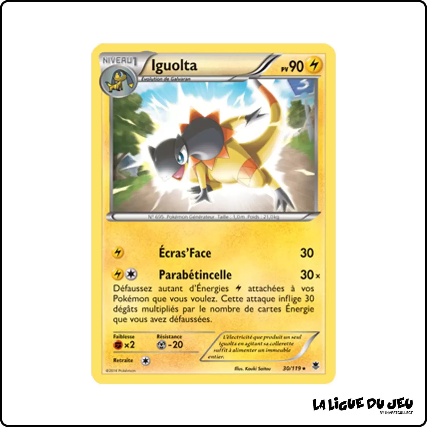 Holo - Pokemon - Vigueur Spectrale - Iguolta 30/119 Pokemon Company - 1