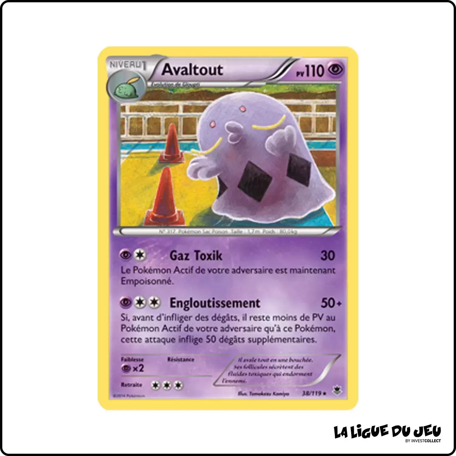 Rare - Pokemon - Vigueur Spectrale - Avaltout 38/119 Pokemon Company - 1