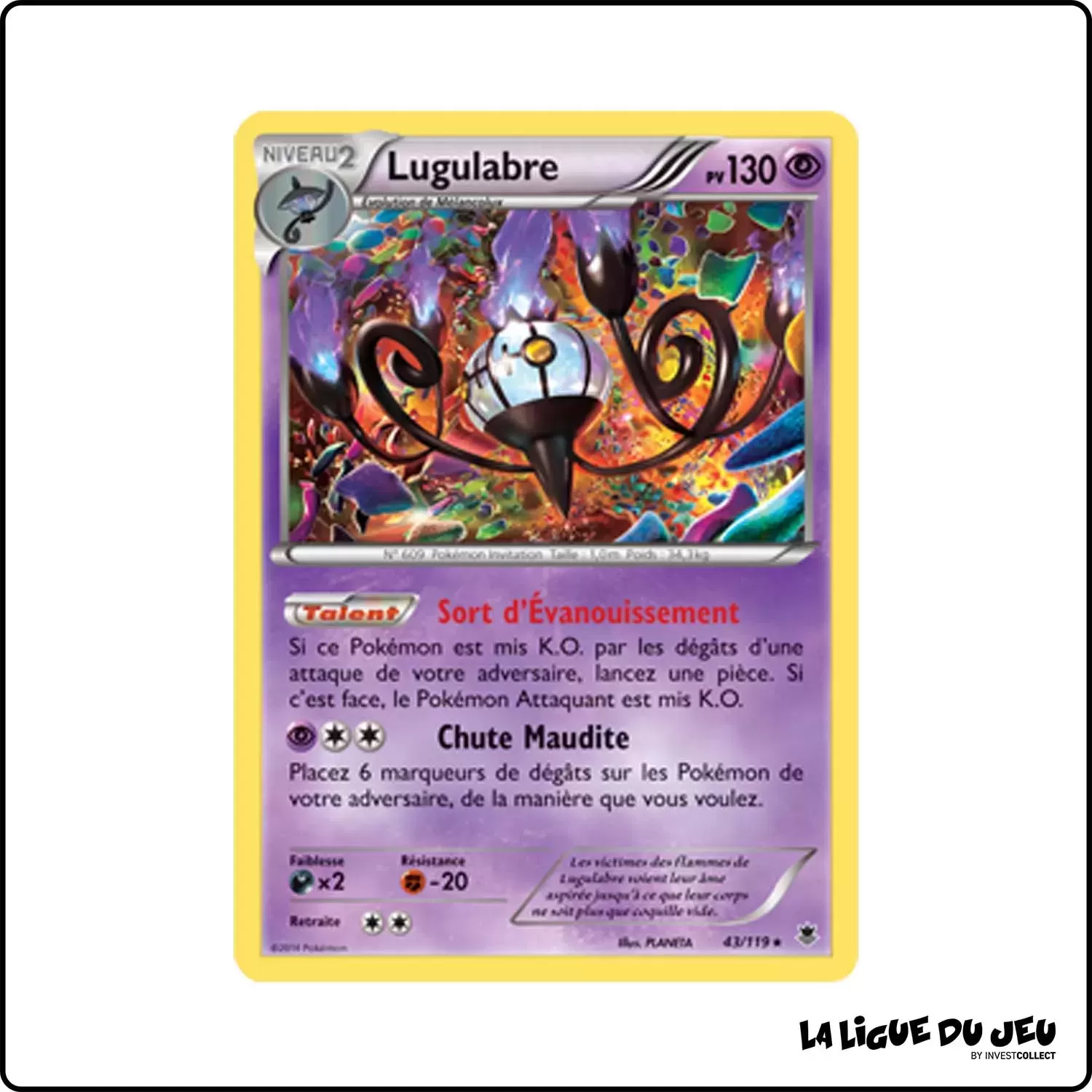 Holo - Pokemon - Vigueur Spectrale - Lugulabre 43/119 Pokemon Company - 1