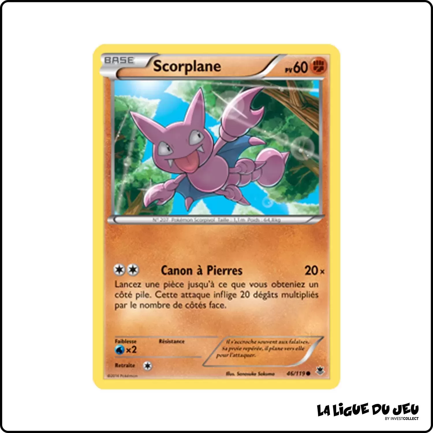 Commune - Pokemon - Vigueur Spectrale - Scorplane 46/119 Pokemon Company - 1